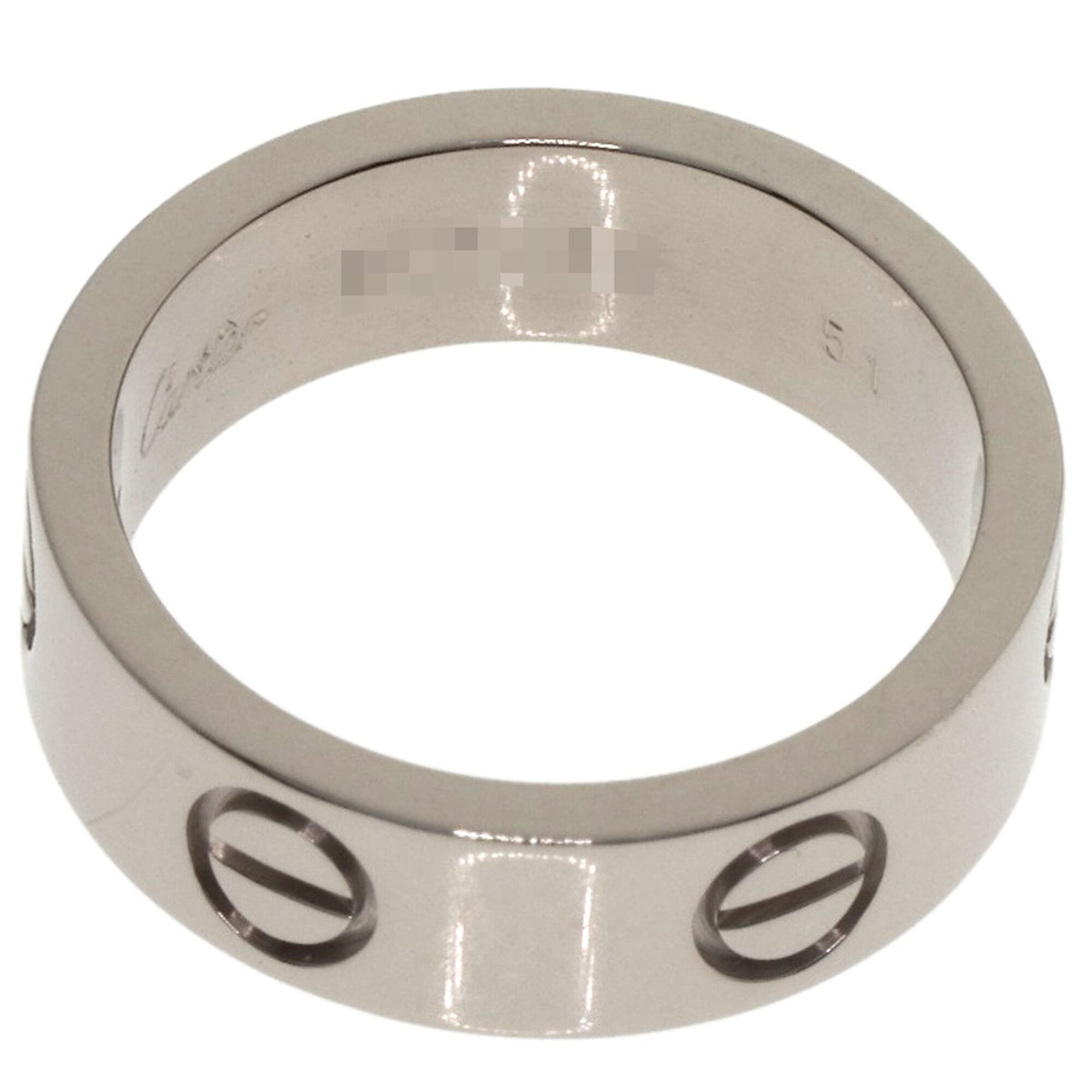 Cartier Love White Gold (18K) Band Ring (Pre-Owned)
