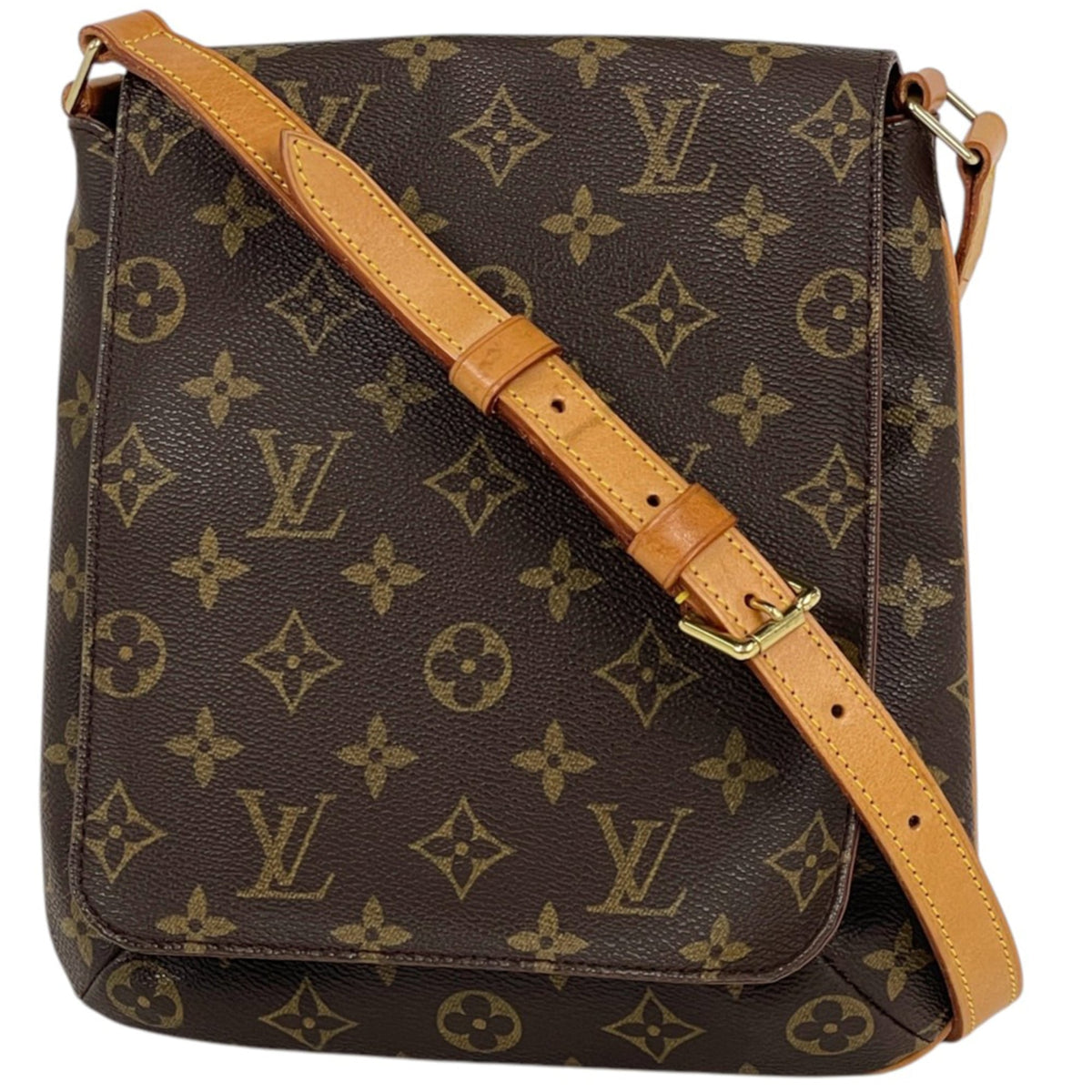 Louis Vuitton Brown Monogram Shoulder Bag (Pre-Owned)