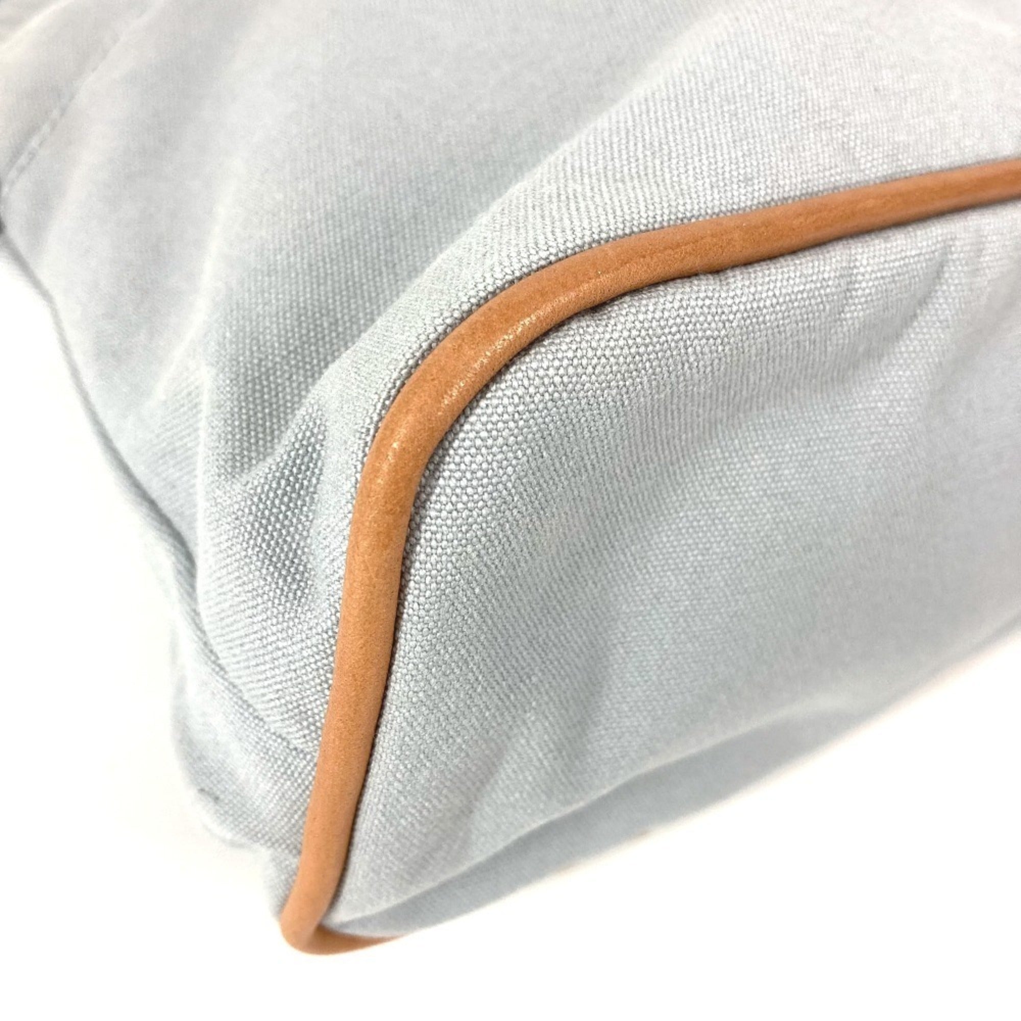 Hermes Gray Canvas Pouch (Pre-Owned)