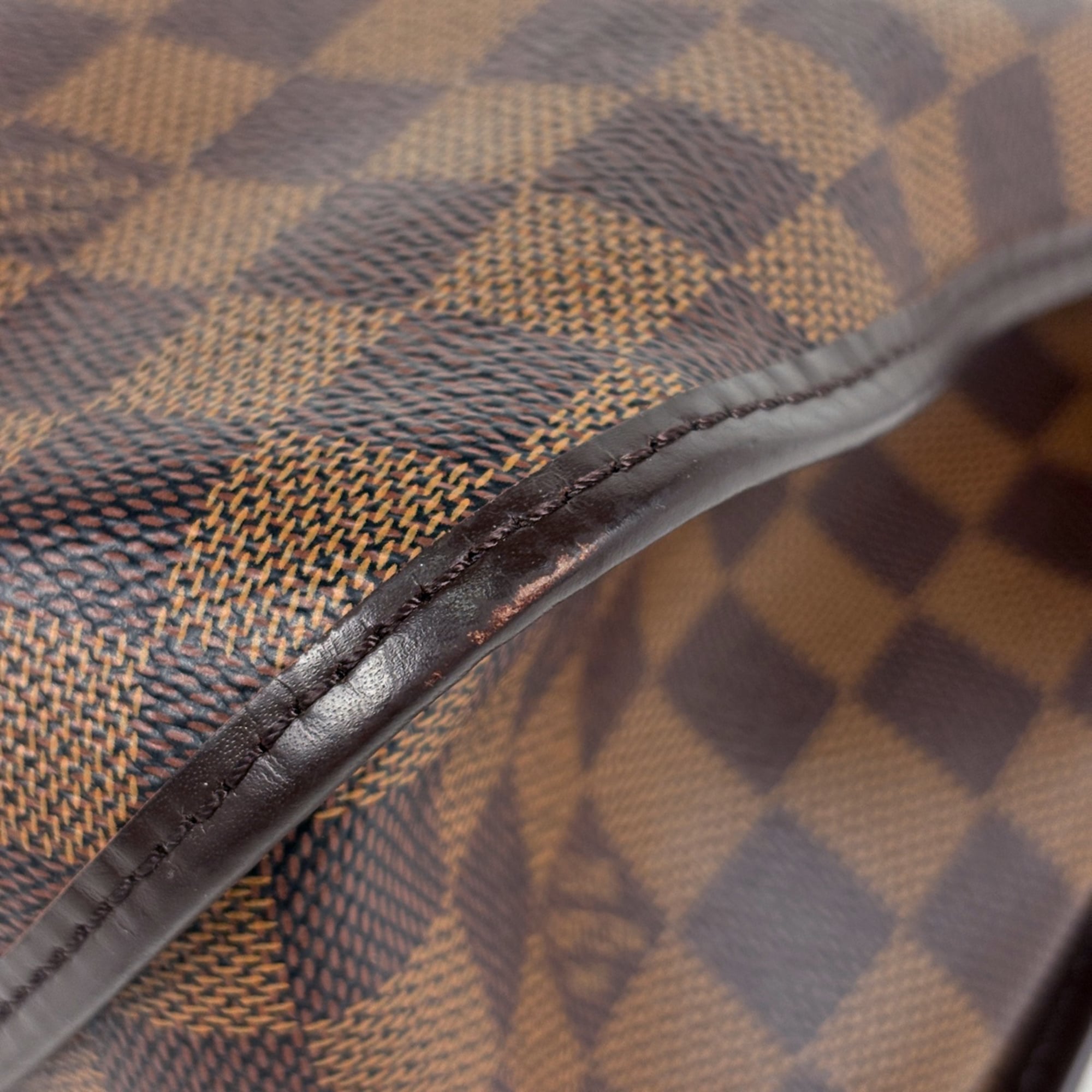 Louis Vuitton Brown Damier Canvas Shoulder Bag (Pre-Owned)
