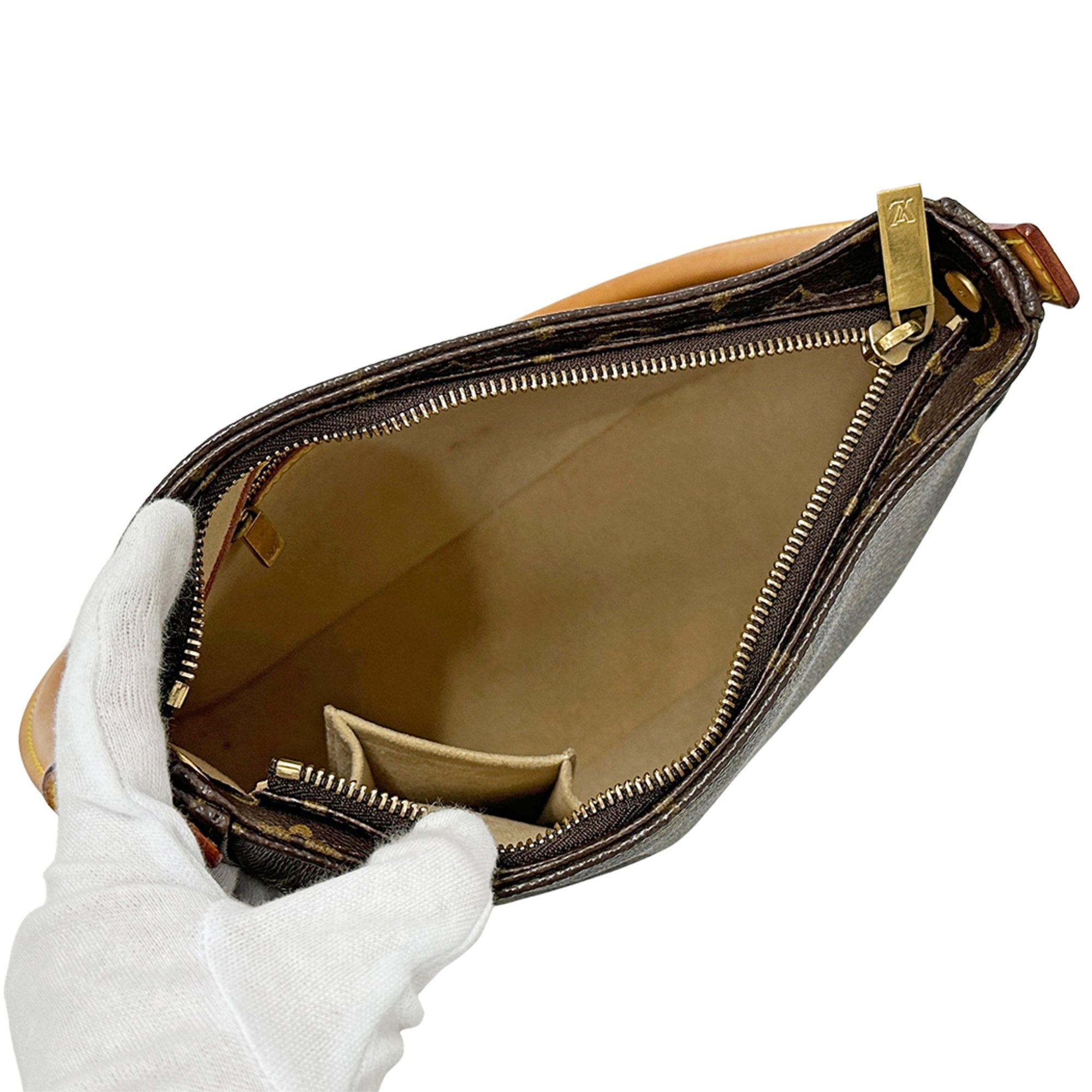 Louis Vuitton Brown Galle Monogram Monogram Handbag Shoulder Bag (Pre-Owned)