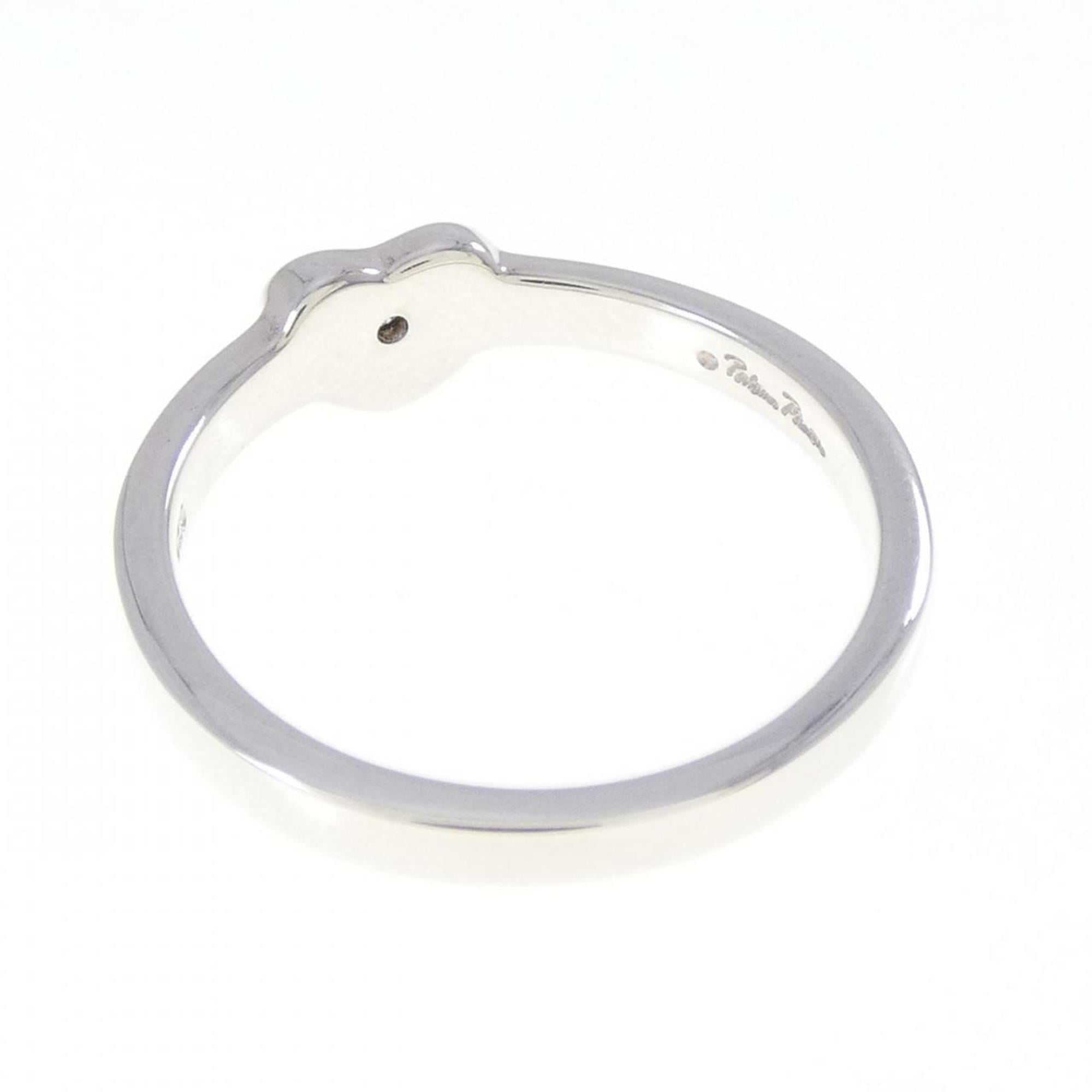 Tiffany Heart Silver 925 Band Ring (Pre-Owned)
