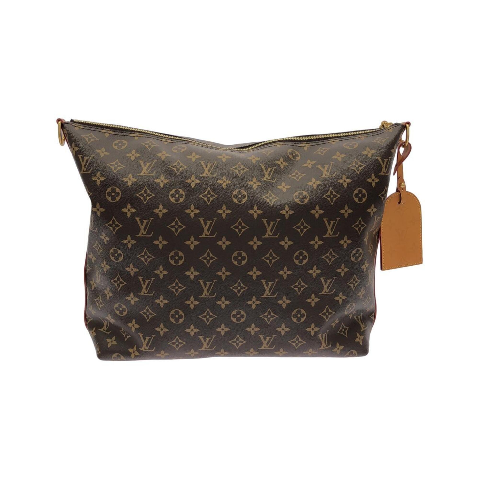Louis Vuitton Marron Coated Canvas Shoulder Bag (Pre-Owned)
