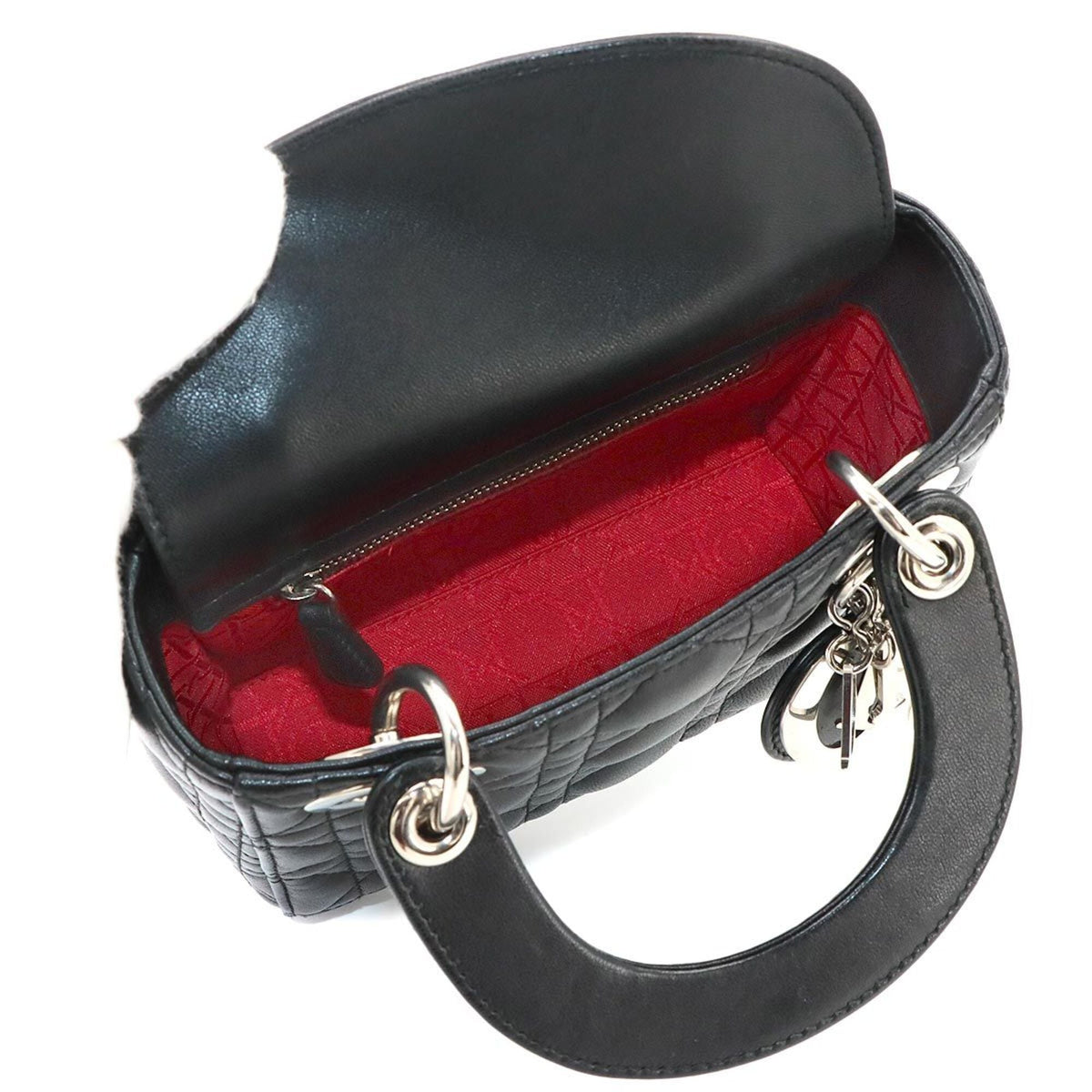 Christian Dior Black Leather Handbag (Pre-Owned)