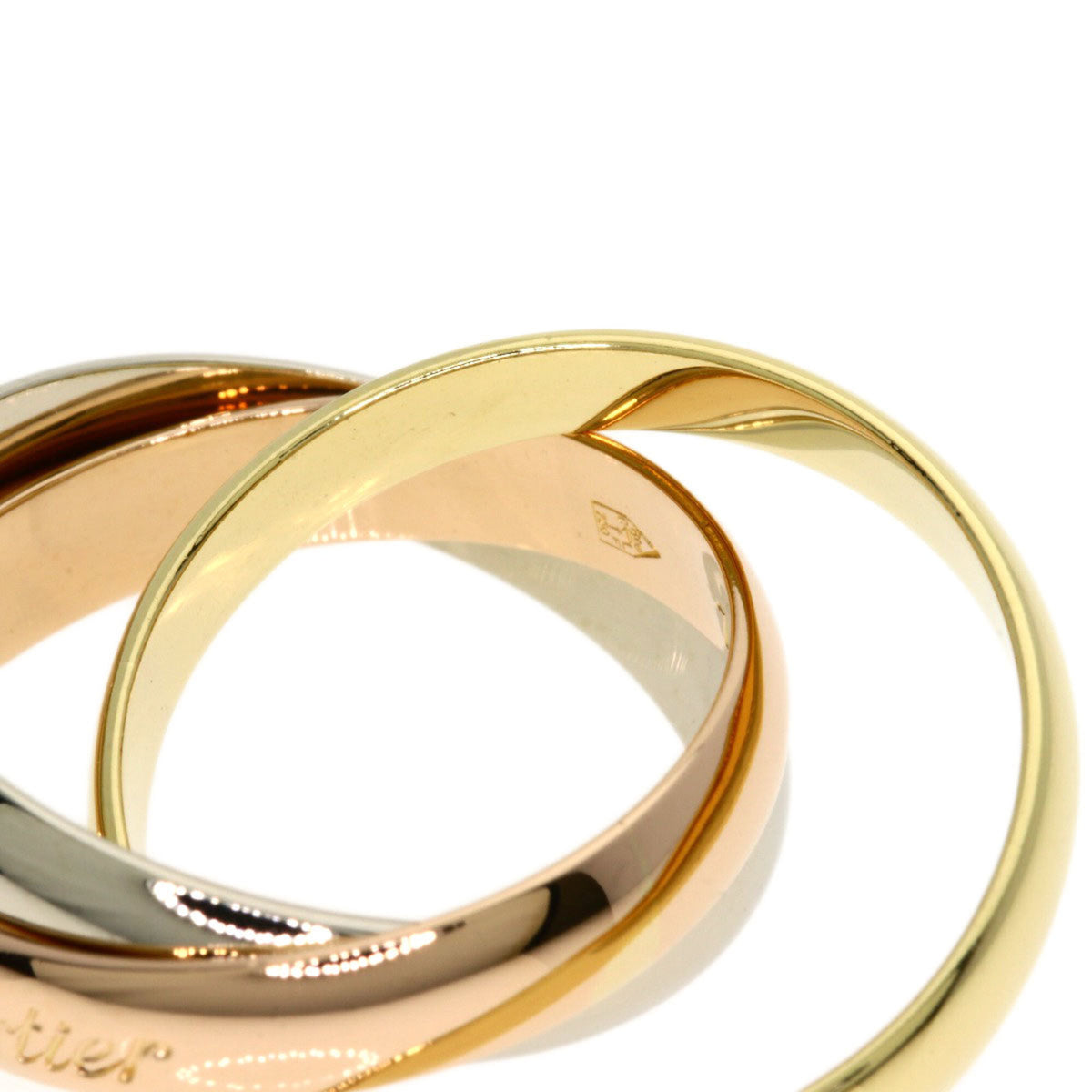 Cartier Yellow Gold (18K) Pink Gold (18K) White Gold (18K) Band Ring (Pre-Owned)
