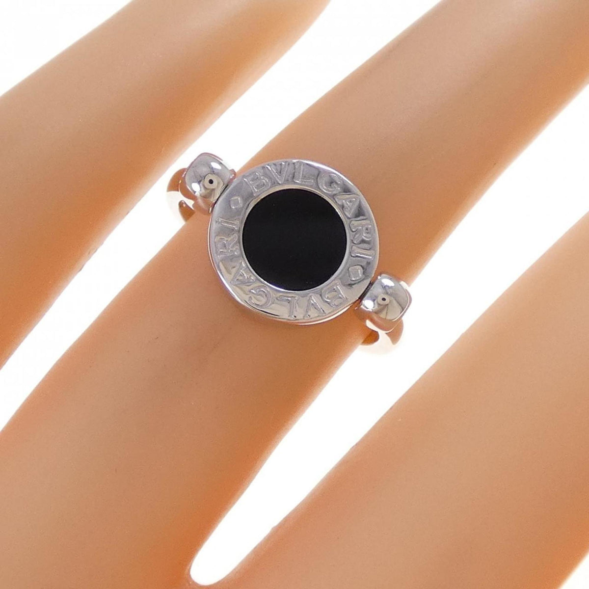 Bvlgari Bvlgari Bvlgari Yellow Gold (18K) White Gold (18K) Band Ring (Pre-Owned)