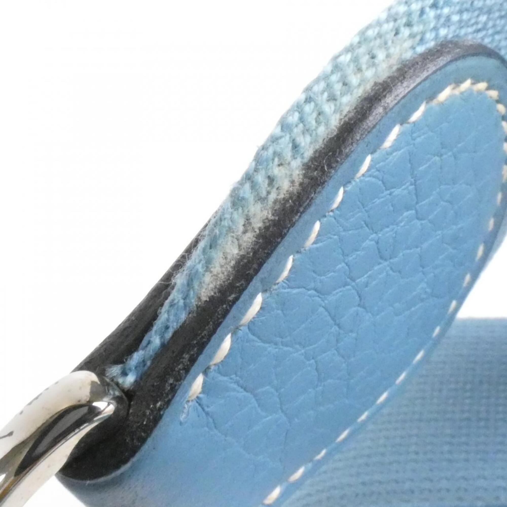 Hermes Blue Jean Taurillon Clemence Leather Shoulder Bag (Pre-Owned)