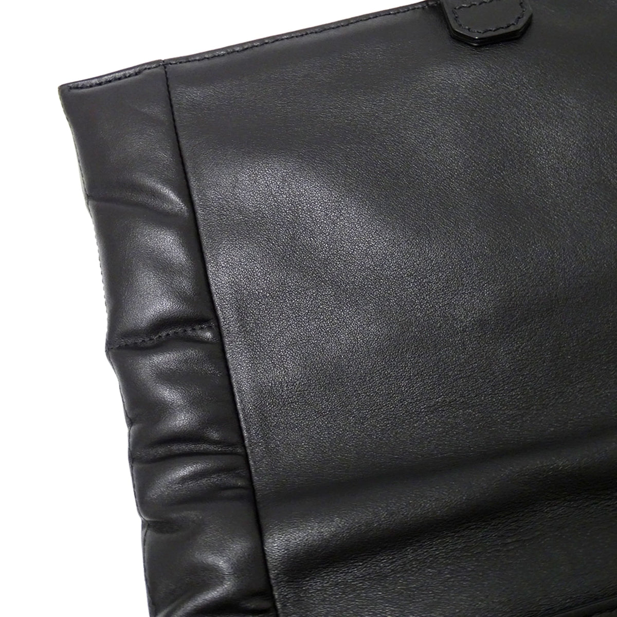 Dunhill Black Leather Handbag Shoulder Bag (Pre-Owned)