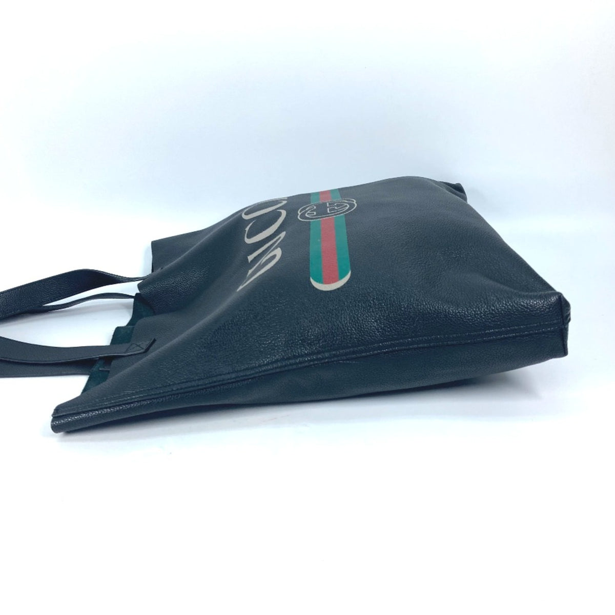 Gucci Black Leather Tote Bag (Pre-Owned)