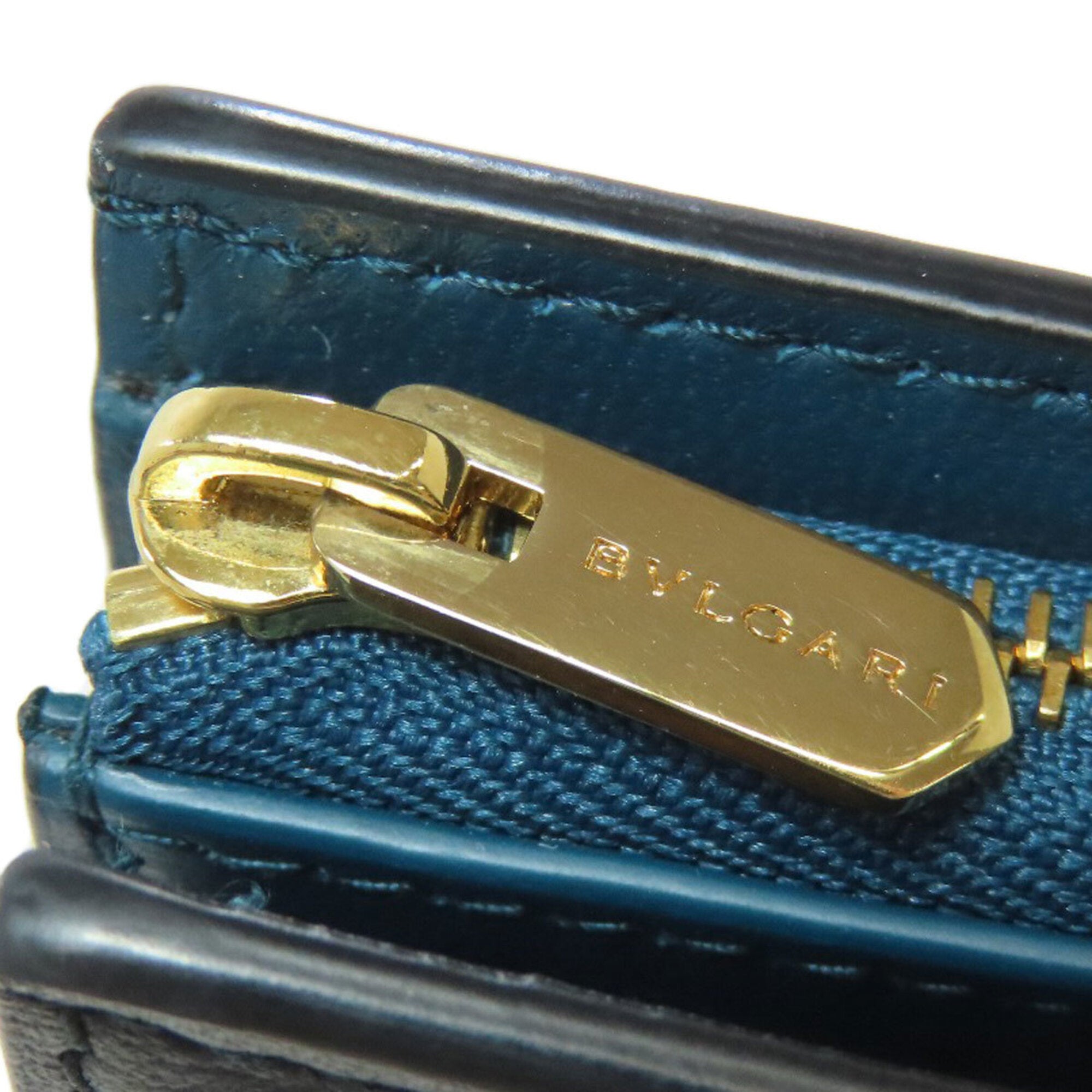Bvlgari Black Leather Wallet (Bi-Fold) (Pre-Owned)