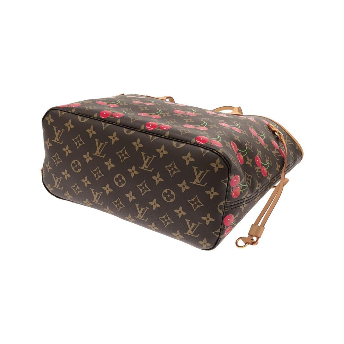 Louis Vuitton Marron Coated Canvas Handbag Pouch (Pre-Owned)