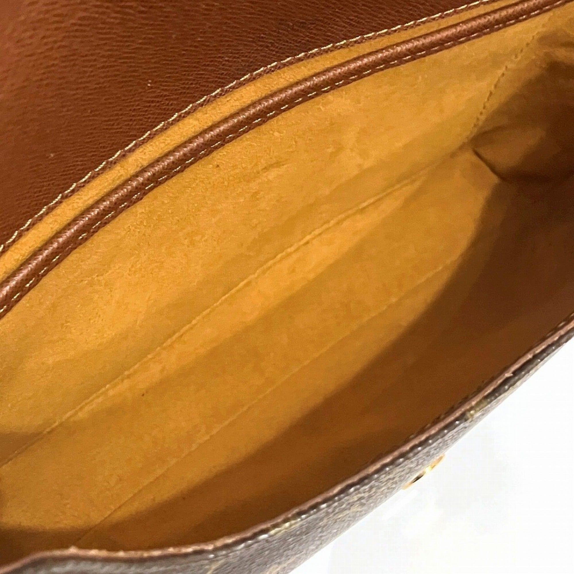 Louis Vuitton Brown Monogram Shoulder Bag (Pre-Owned)