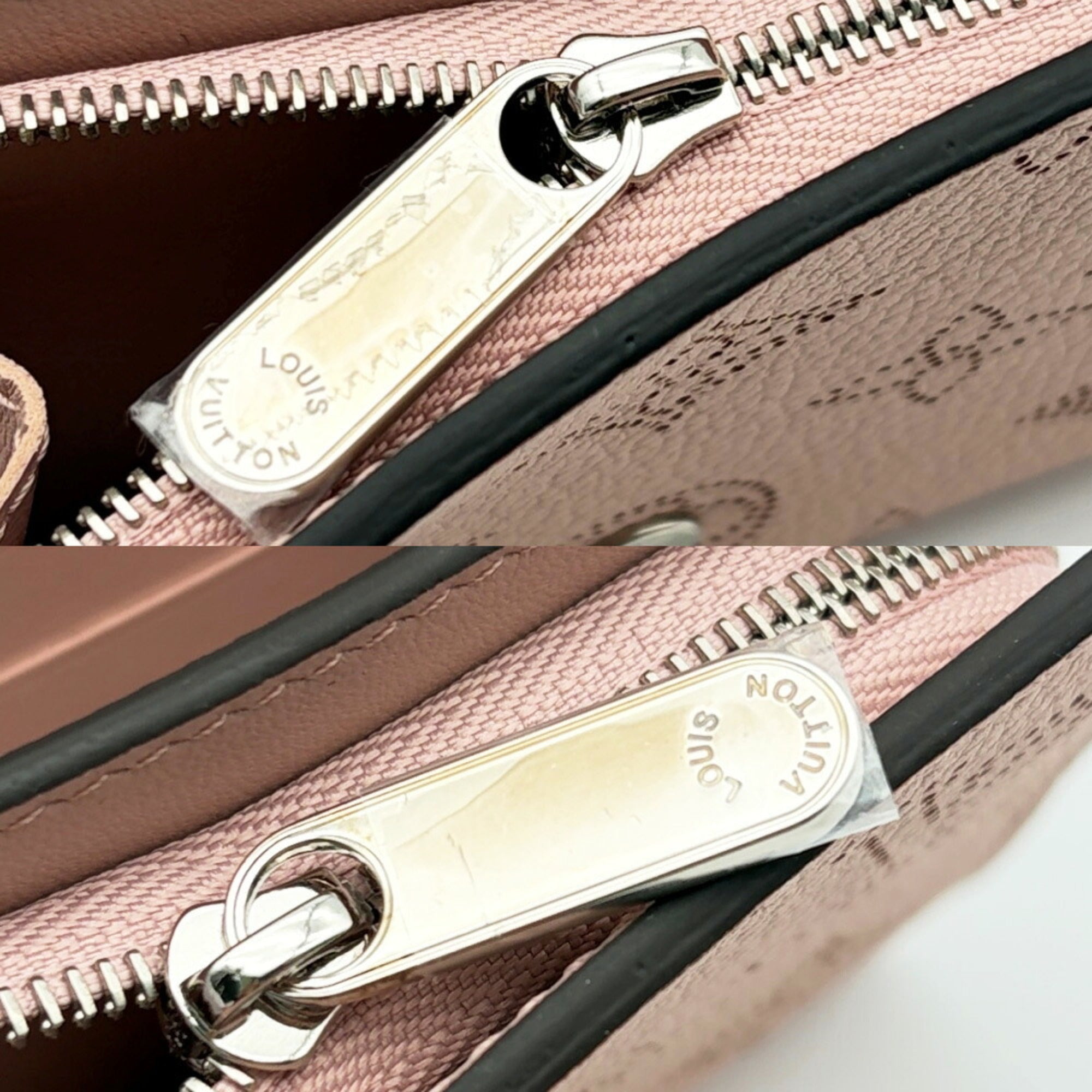 Louis Vuitton Magnolia Mahina Leather Leather Wallet (Bi-Fold) (Pre-Owned)