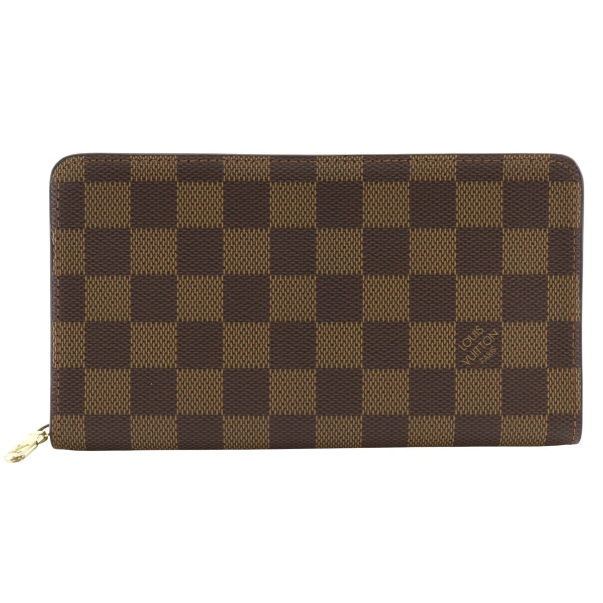 Louis Vuitton Brown Damier Canvas Long Wallet (Bi-Fold) (Pre-Owned)