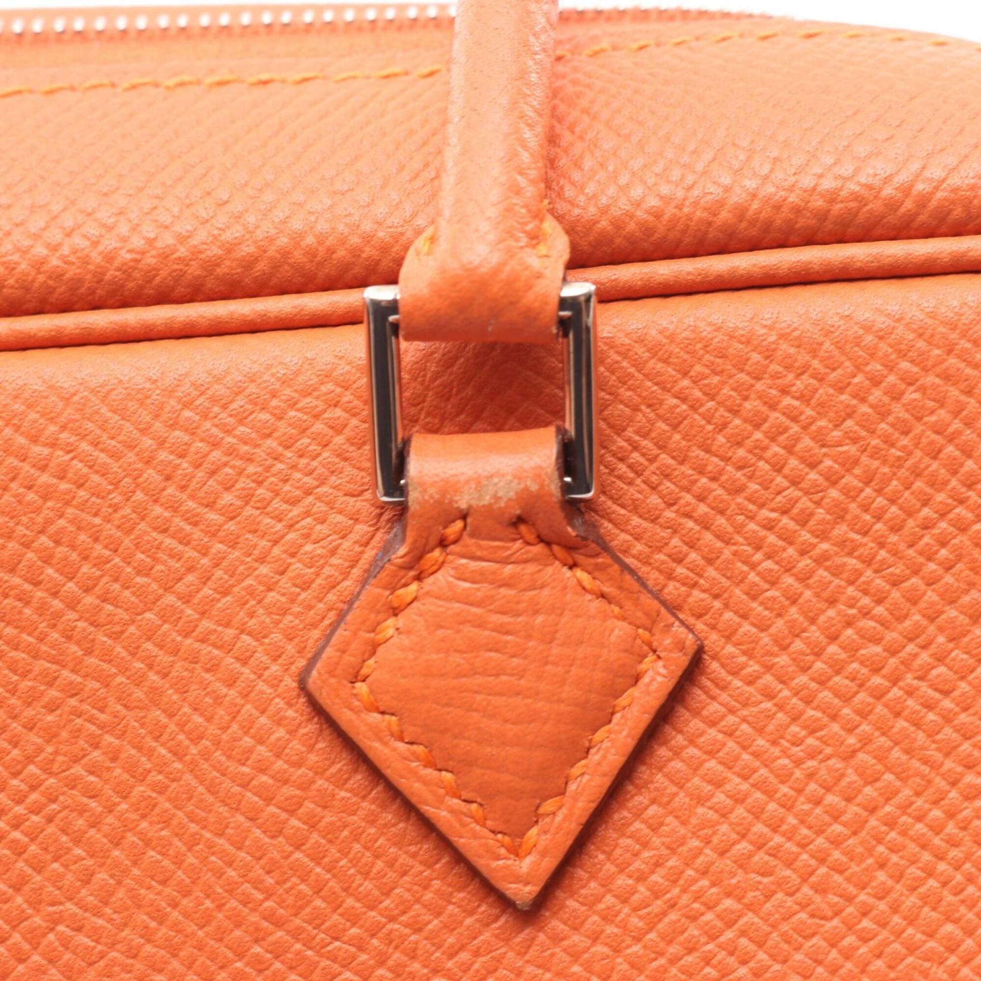 Hermes Orange Epsom Leather Leather Handbag (Pre-Owned)