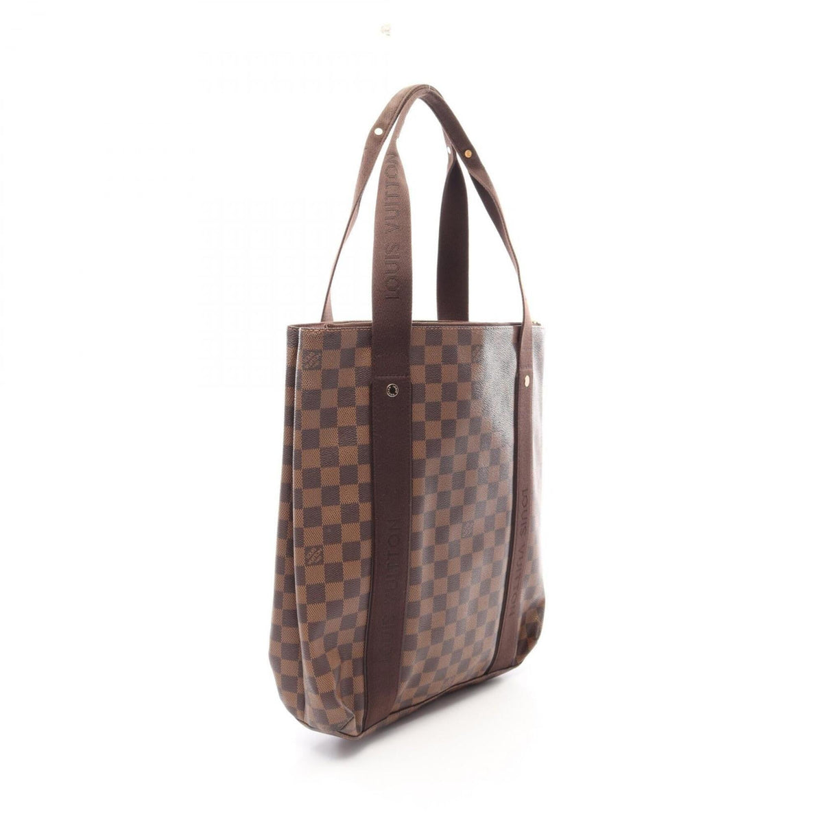 Louis Vuitton Brown Damier Canvas Ebene Coated Canvas Leather Handbag Tote Bag (Pre-Owned)