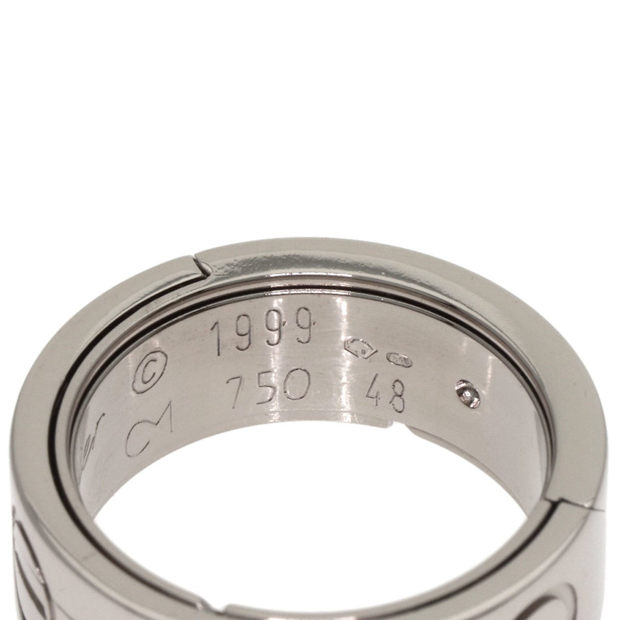 Cartier White Gold White Gold (18K) Band Ring (Pre-Owned)