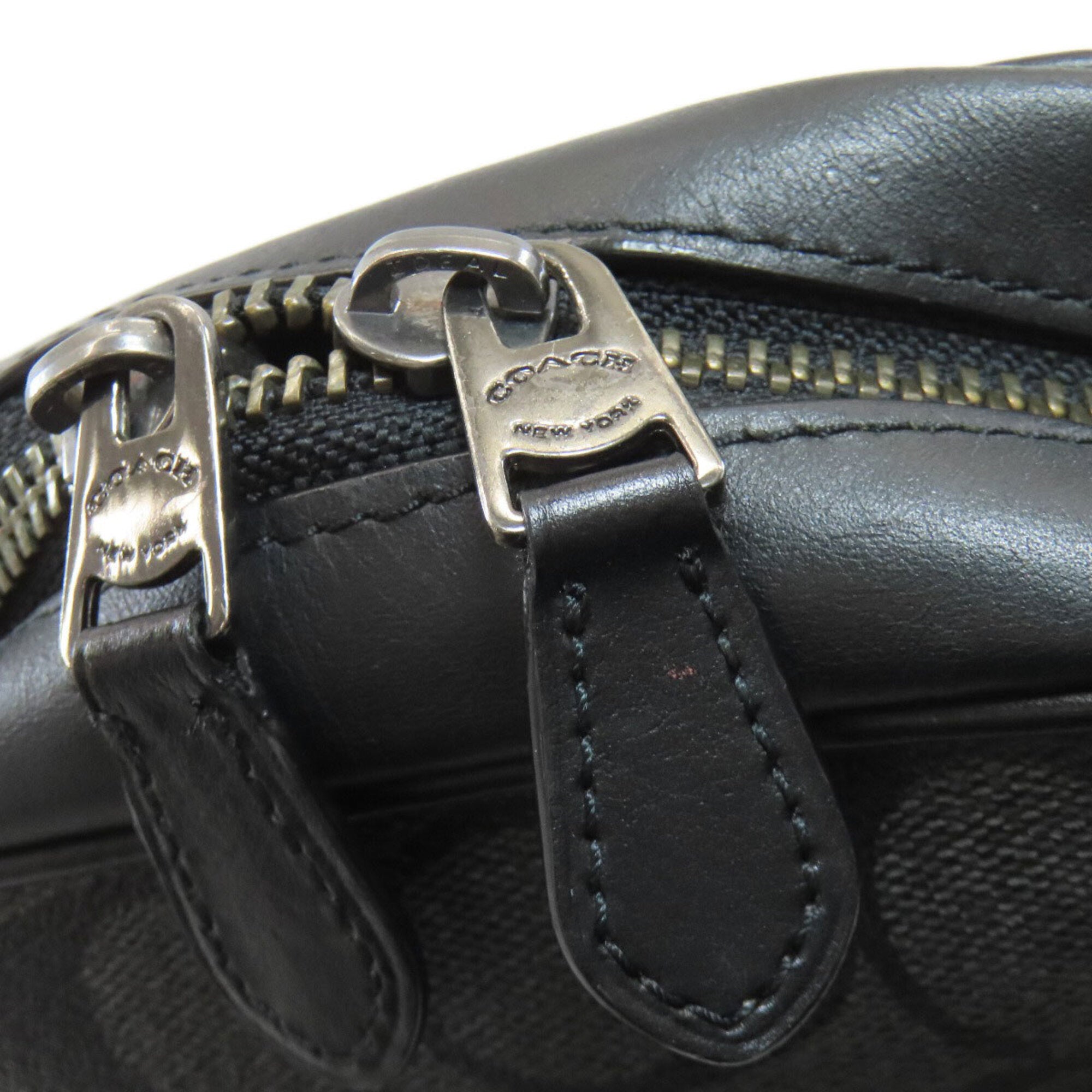 Coach Signature Gray Pvc Sling Bag (Pre-Owned)