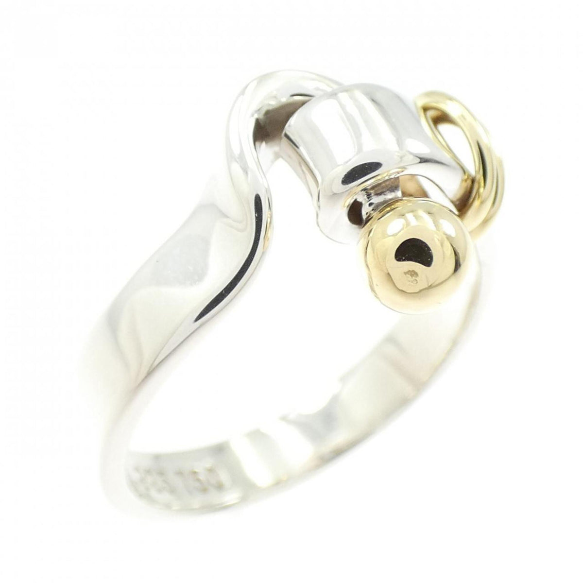 Tiffany Yellow Gold (18K) Silver 925 Band Ring (Pre-Owned)