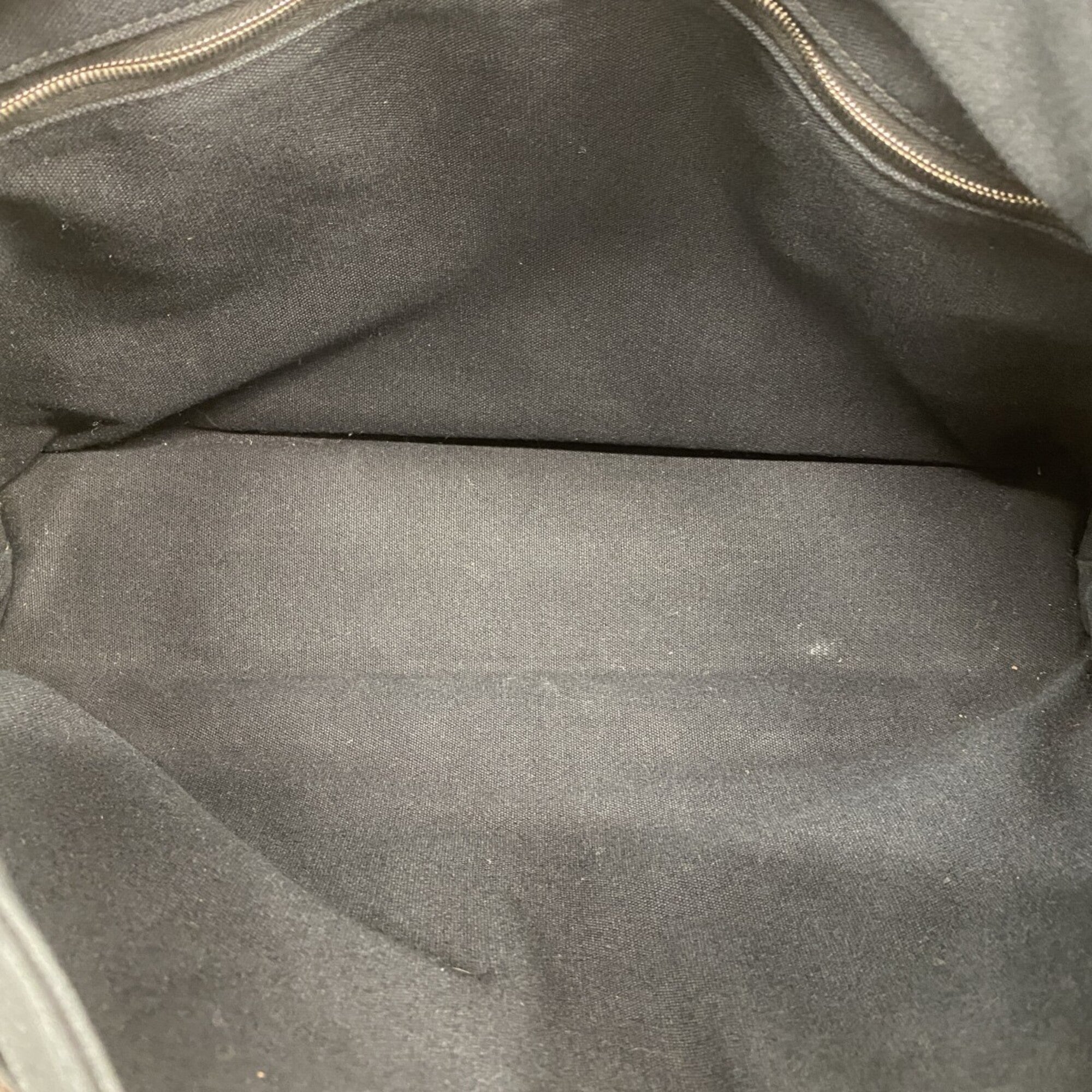 Hermes Black Canvas Tote Bag (Pre-Owned)