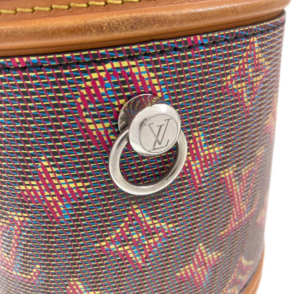 Louis Vuitton Brown Red Color Handbag (Pre-Owned)
