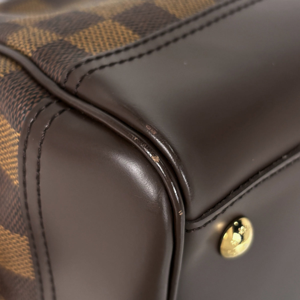 Louis Vuitton Damier Brown Damier Canvas Handbag (Pre-Owned)