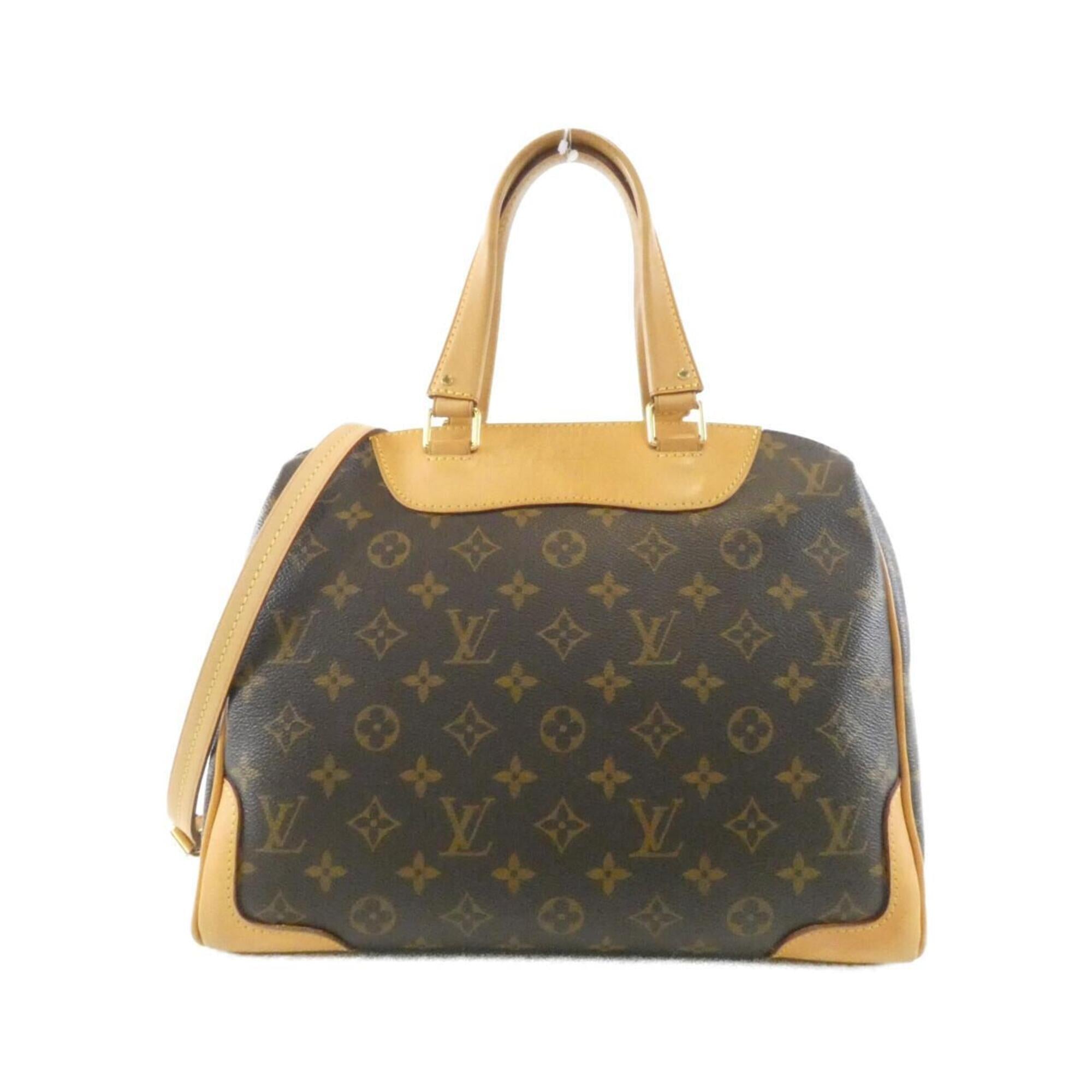 Louis Vuitton Brown Coated Canvas Handbag (Pre-Owned)