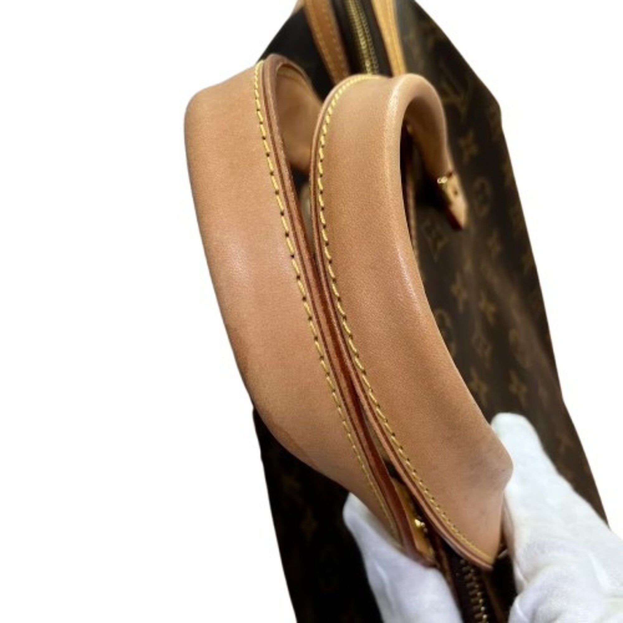 Louis Vuitton Brown Pvc Handbag (Pre-Owned)