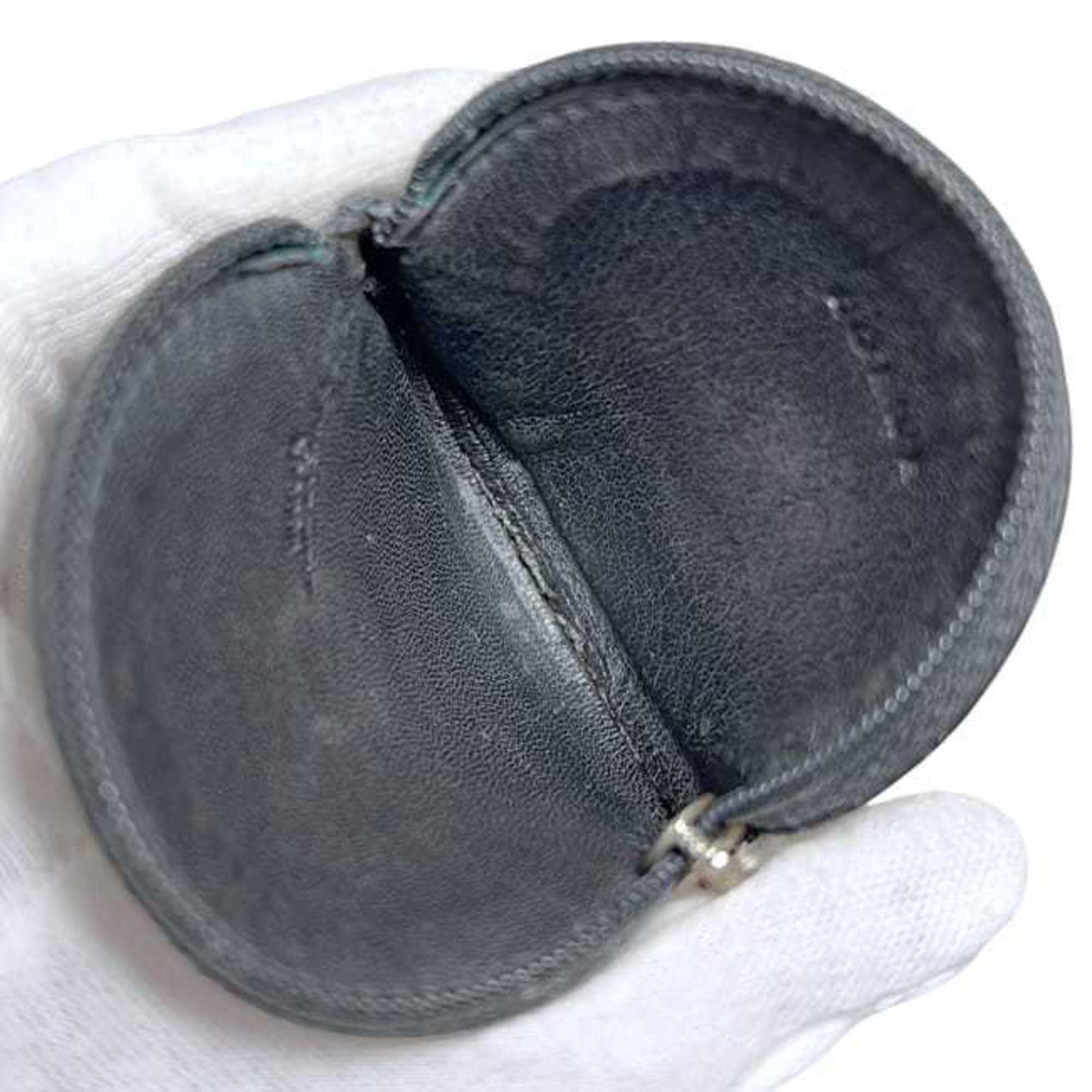 Loewe Black Leather Coin Purse/Coin Case (Pre-Owned)