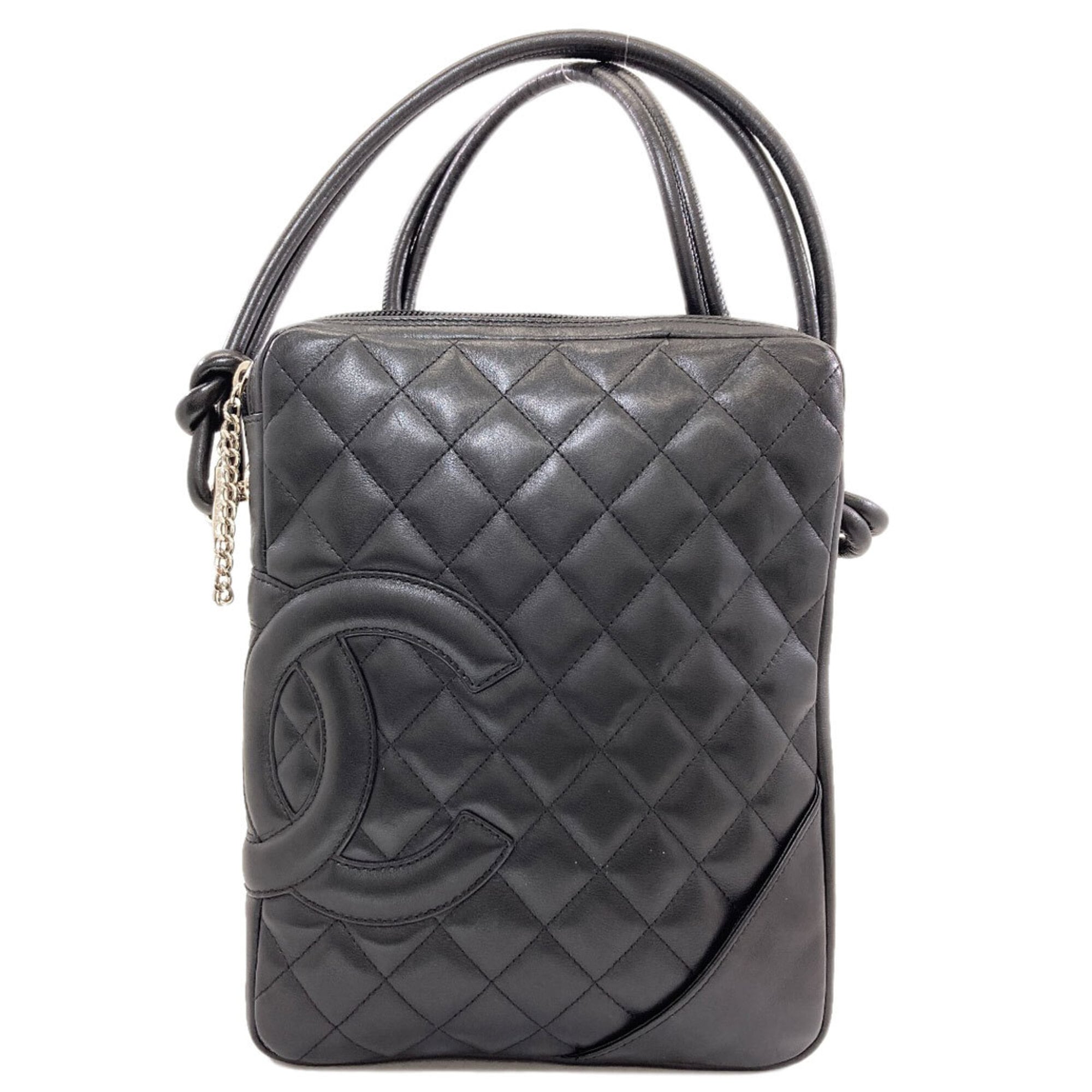 Chanel Black Leather Shoulder Bag (Pre-Owned)