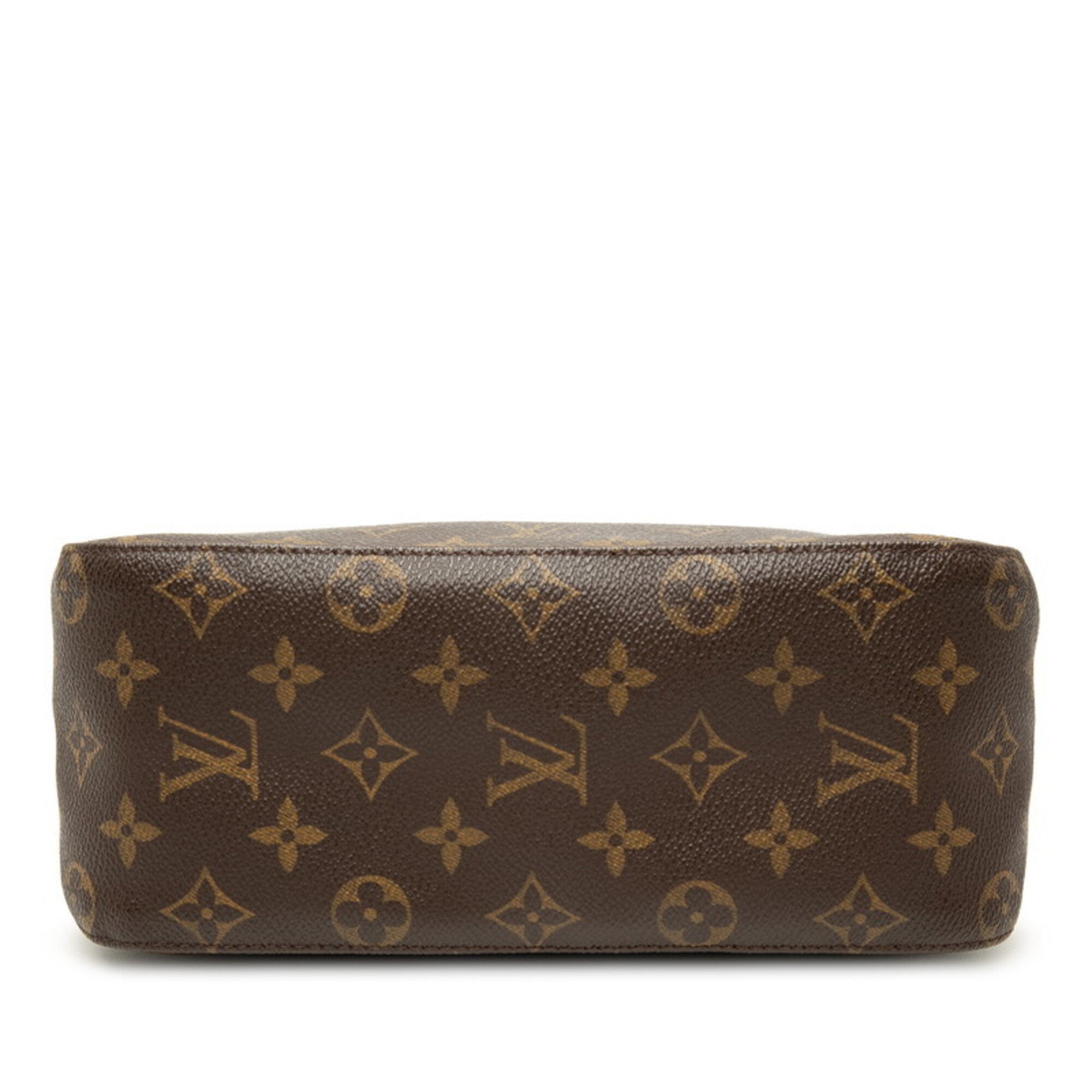 Louis Vuitton Brown Pvc Leather Handbag Shoulder Bag (Pre-Owned)