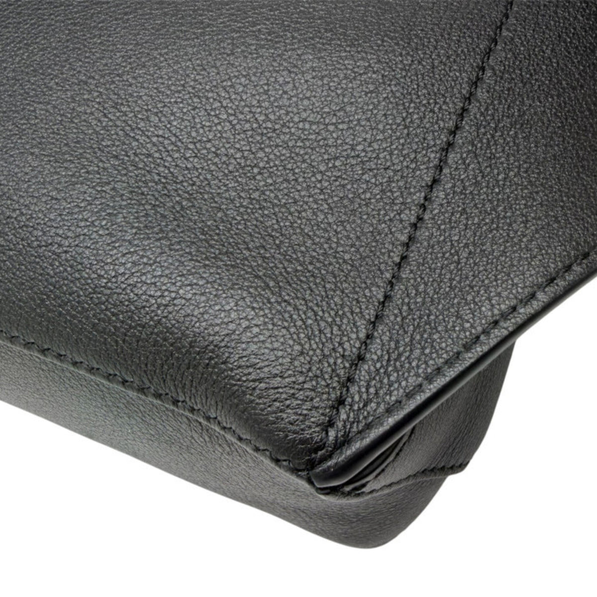 Loewe Puzzle Black Leather Fanny Pack Sling Bag (Pre-Owned)