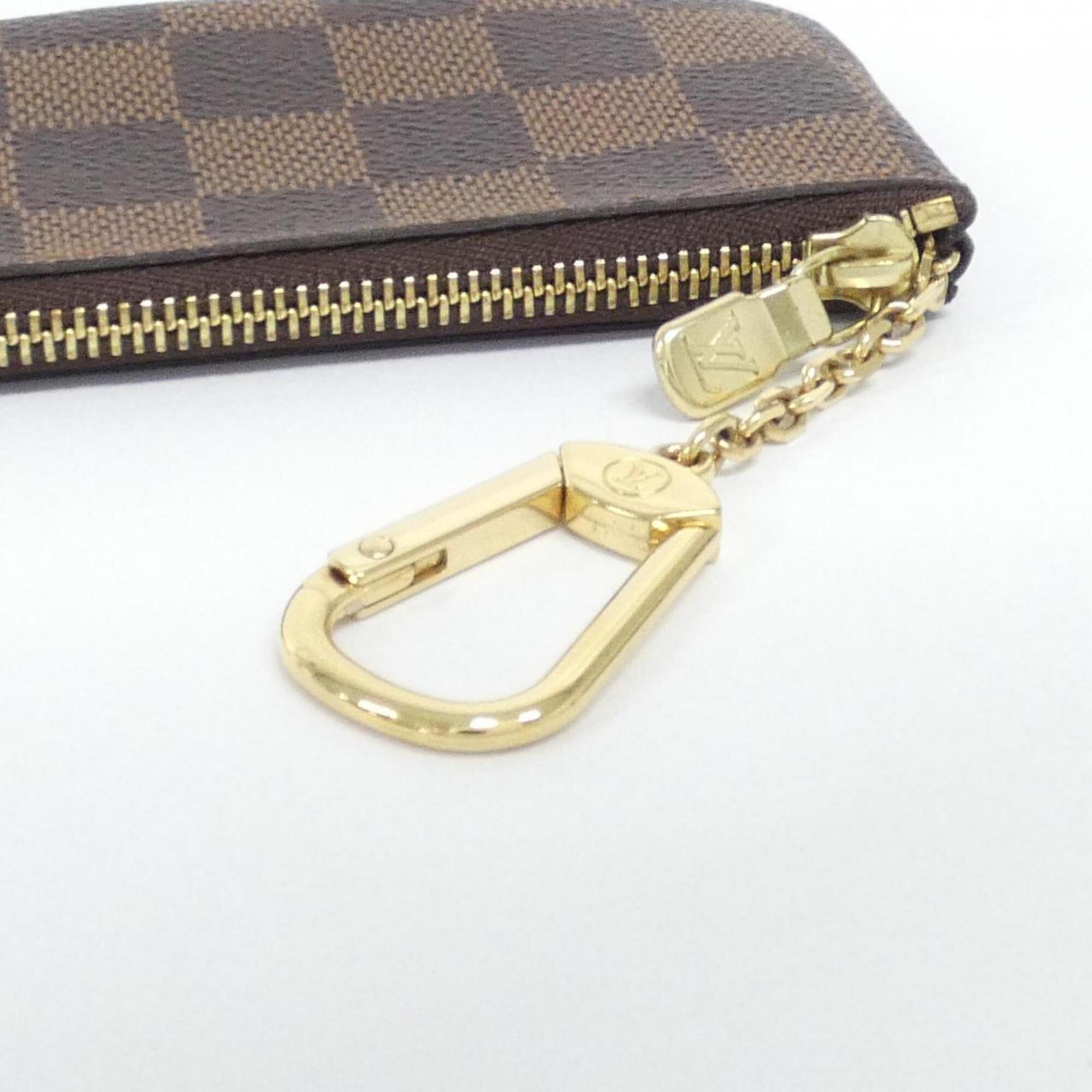 Louis Vuitton Damier Ebene Coated Canvas Coin Purse/Coin Case (Pre-Owned)