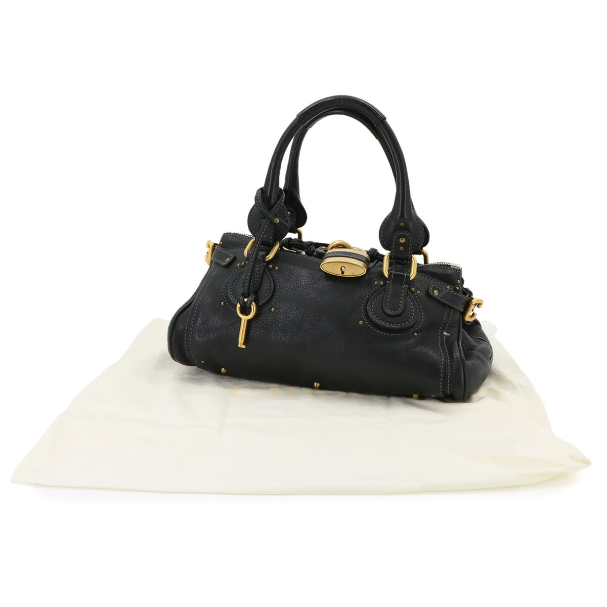 Chloé Black Leather Handbag (Pre-Owned)