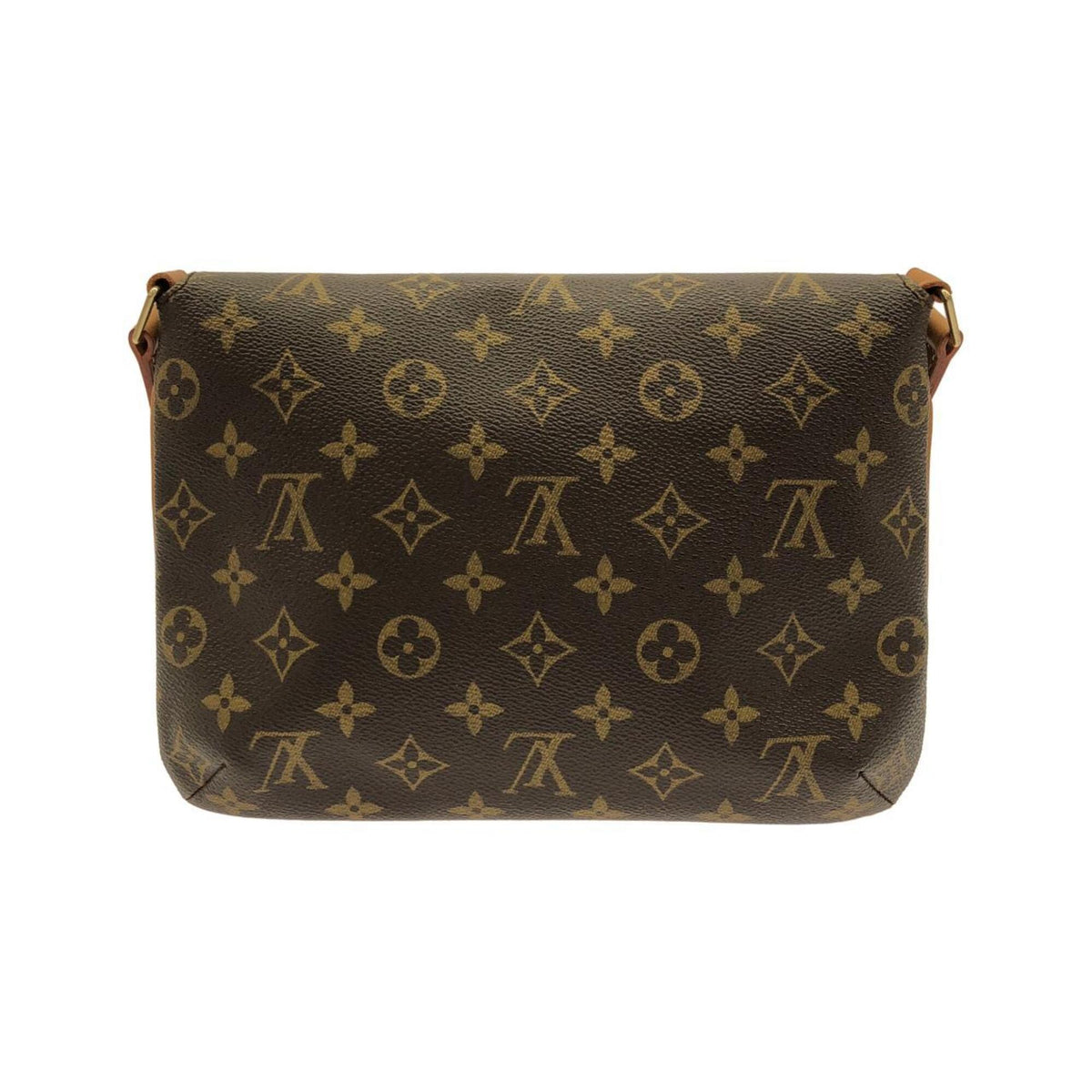 Louis Vuitton Marron Coated Canvas Shoulder Bag (Pre-Owned)