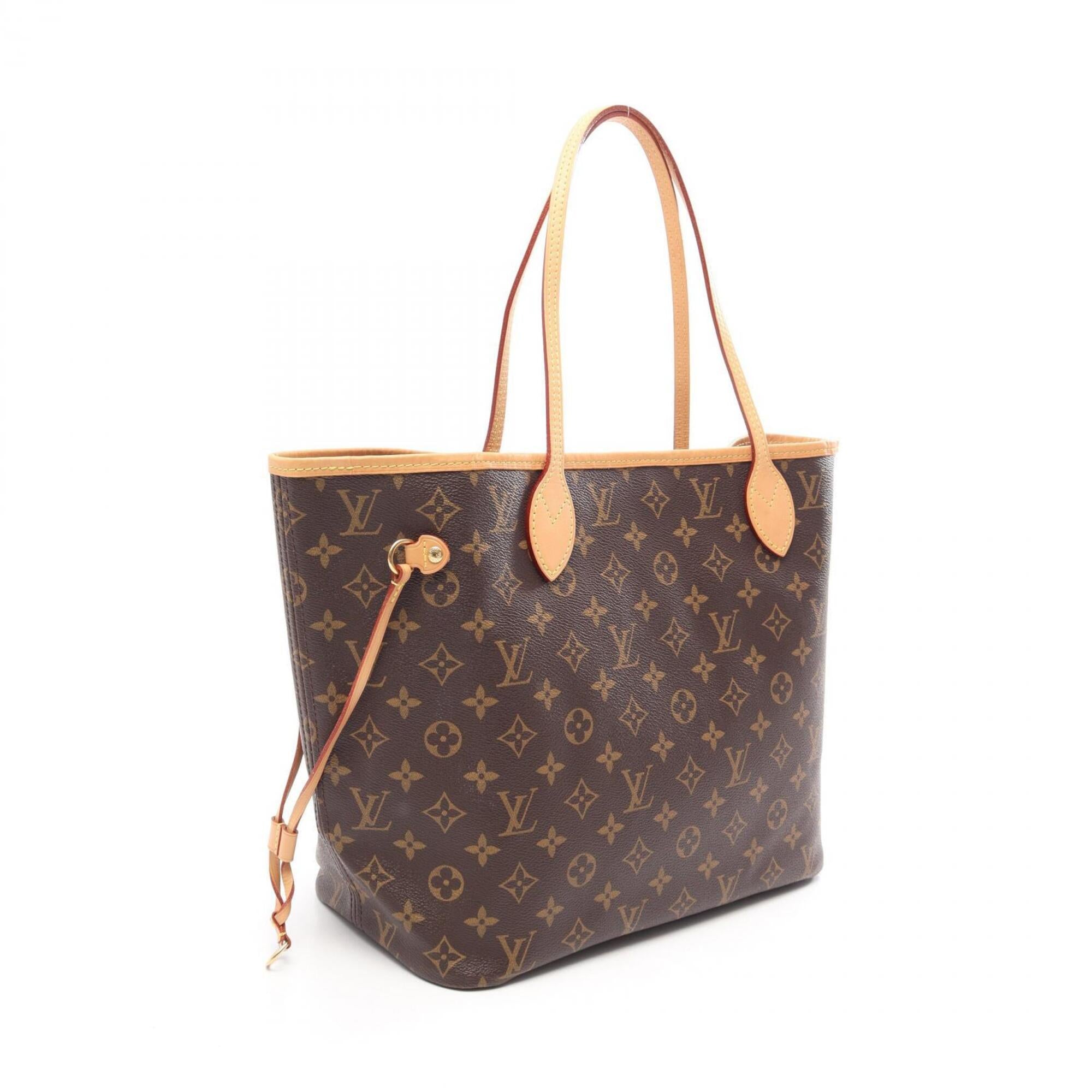 Louis Vuitton Brown Coated Canvas Pvc Monogram Leather Handbag Tote Bag (Pre-Owned)