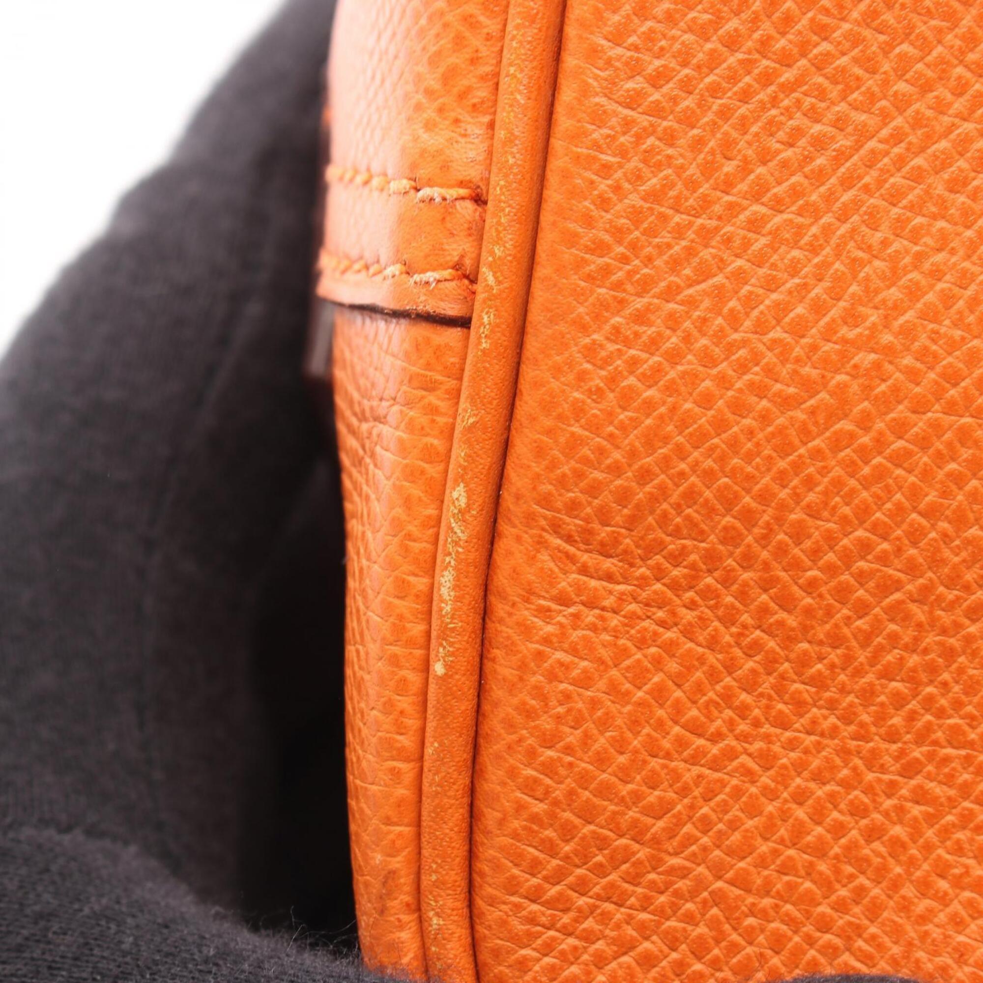 Hermes Orange Epsom Leather Handbag (Pre-Owned)