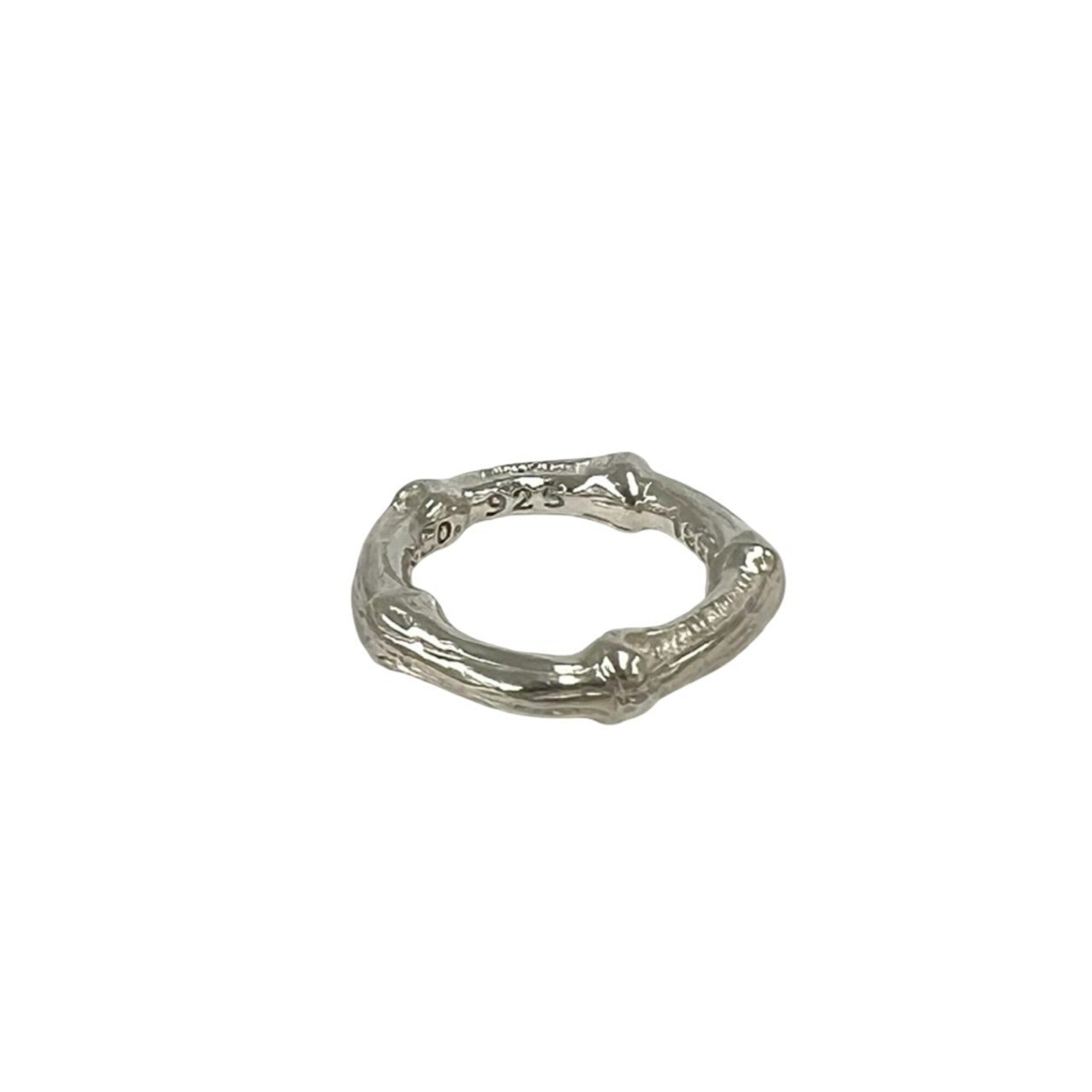 Tiffany Silver Silver 925 Band Ring (Pre-Owned)
