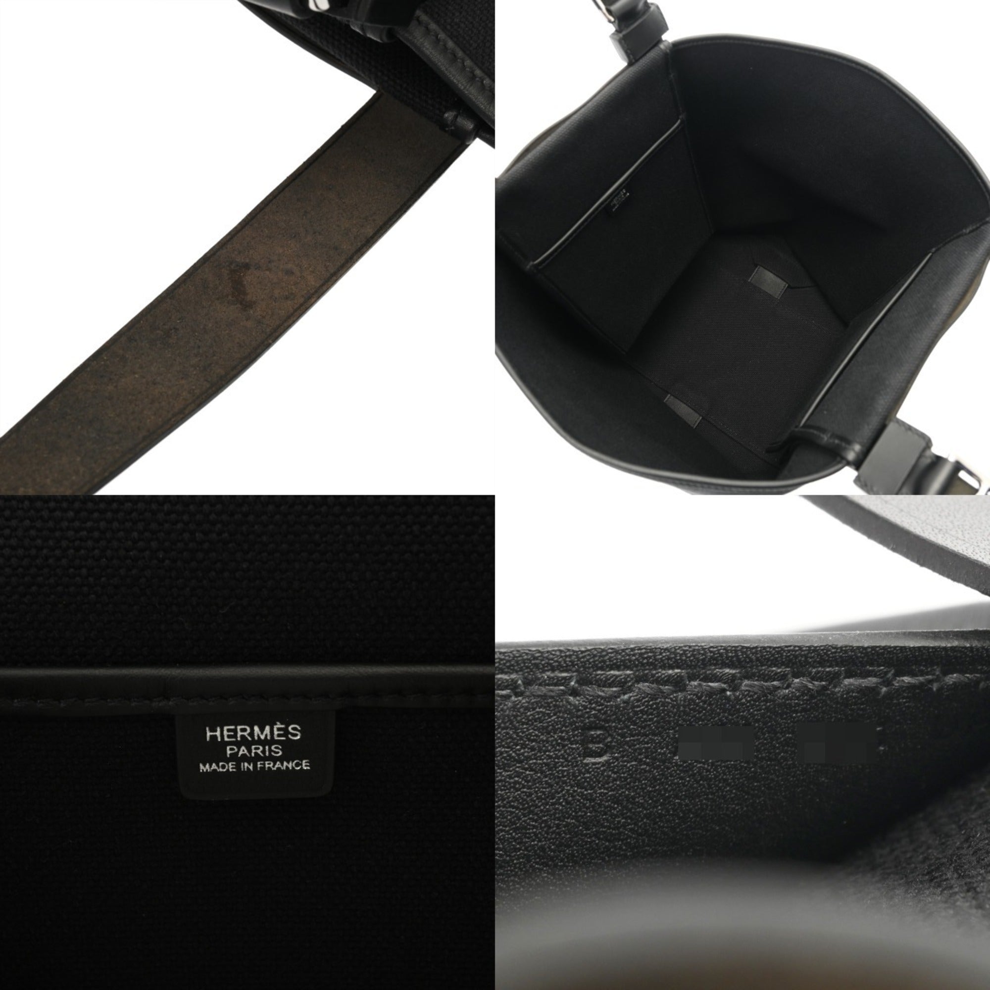 Hermes Black Swift Leather Tote Bag (Pre-Owned)