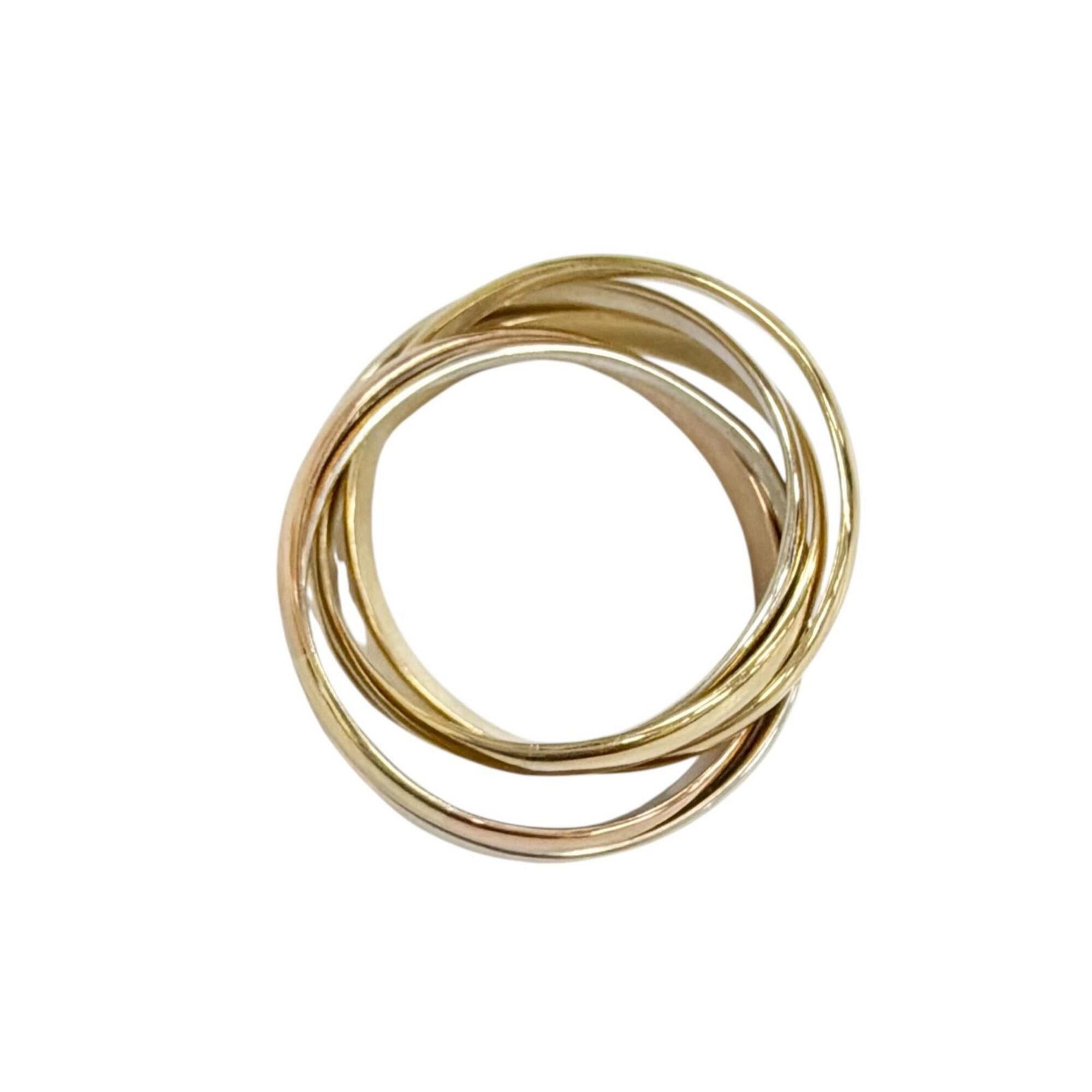 Cartier Pink Gold White Gold Yellow Gold Yellow Gold (18K) Pink Gold (18K) White Gold (18K) Band Ring (Pre-Owned)