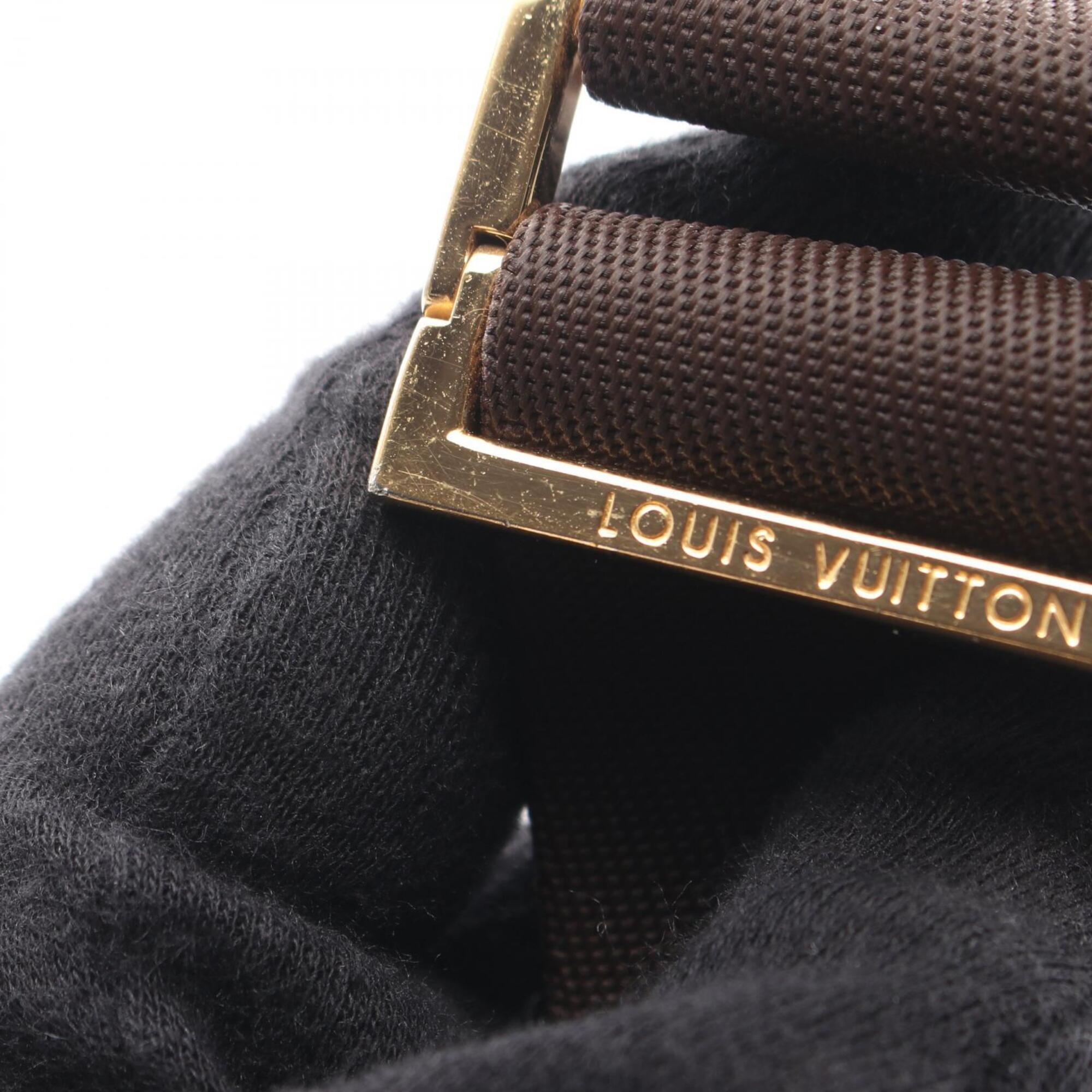 Louis Vuitton Brown Coated Canvas Pvc Damier Canvas Leather Fanny Pack Handbag (Pre-Owned)