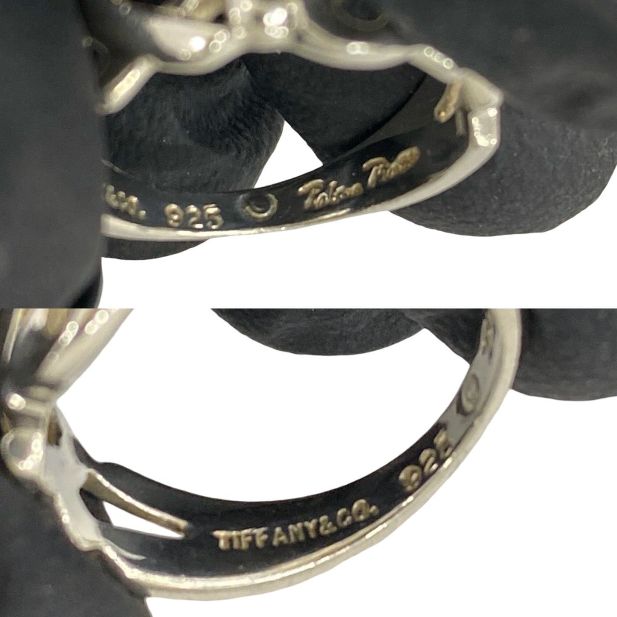 Tiffany Silver Silver 925 Band Ring (Pre-Owned)