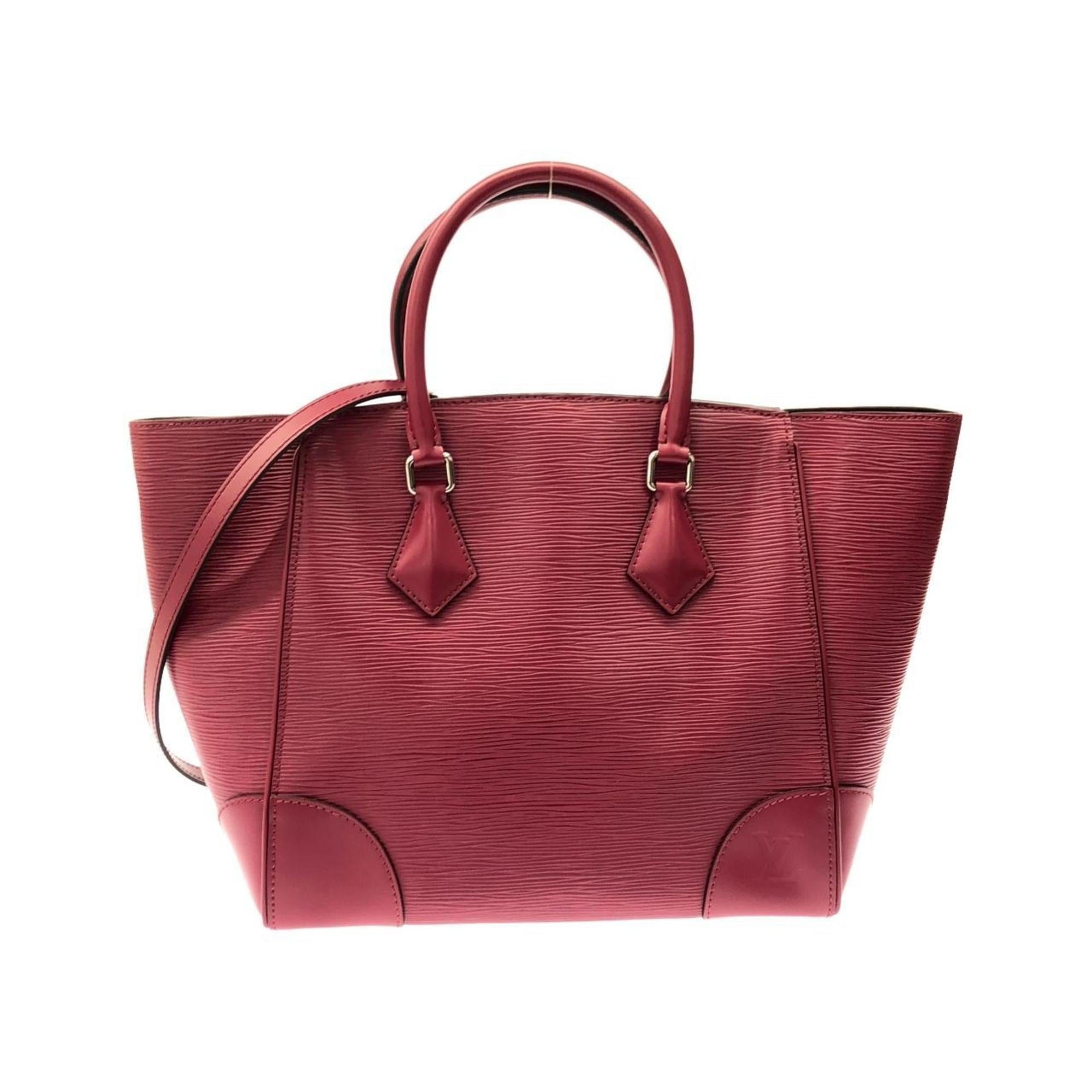 Louis Vuitton Fuchsia Leather Handbag (Pre-Owned)
