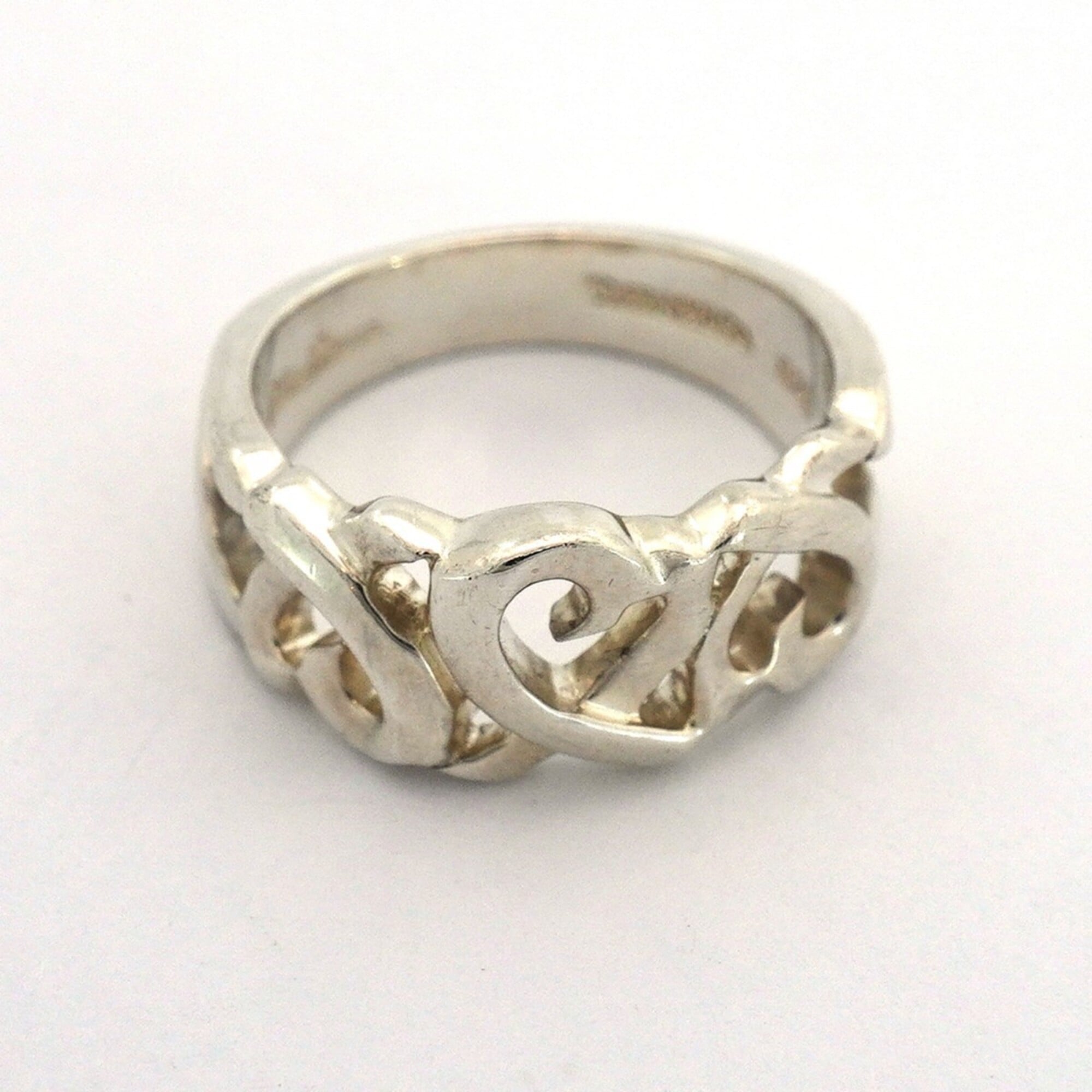 Tiffany Silver 925 Band Ring (Pre-Owned)