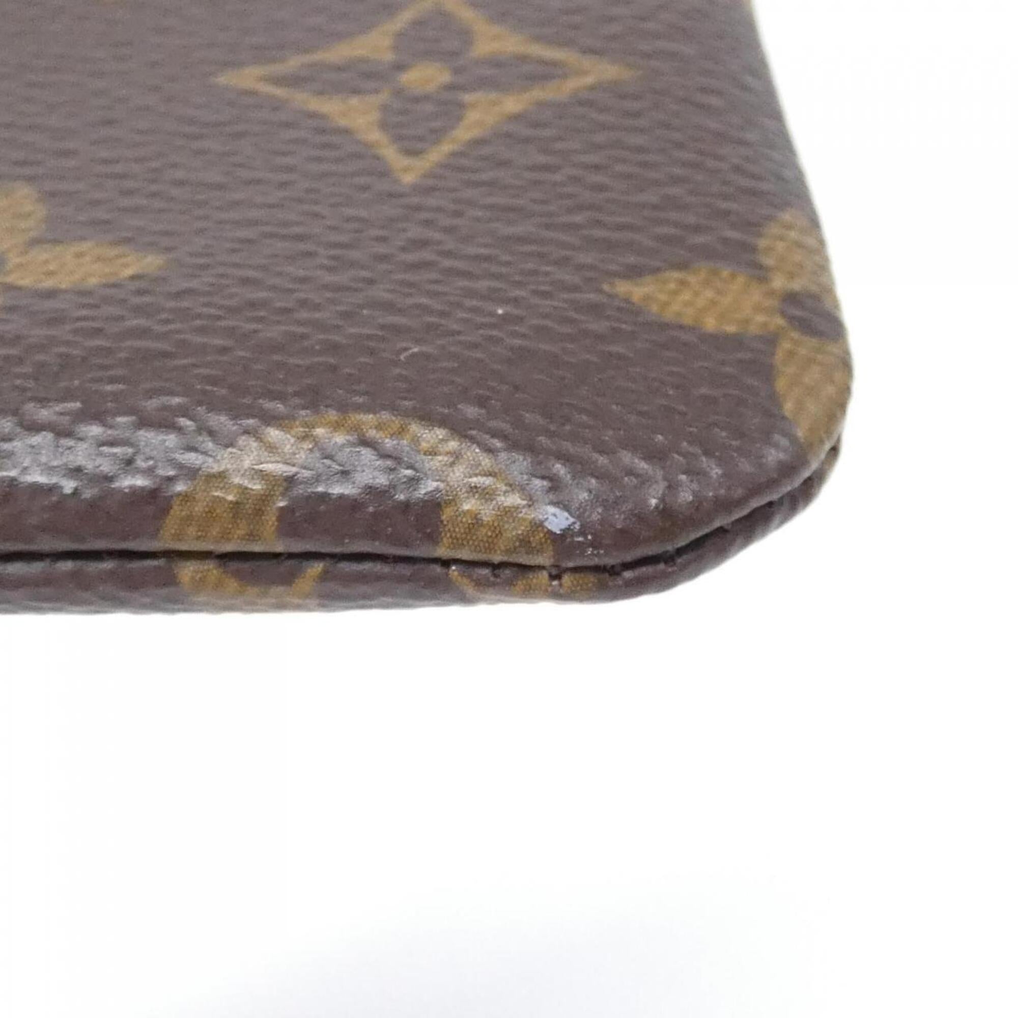 Louis Vuitton Monogram Marron Coated Canvas Coin Purse/Coin Case (Pre-Owned)