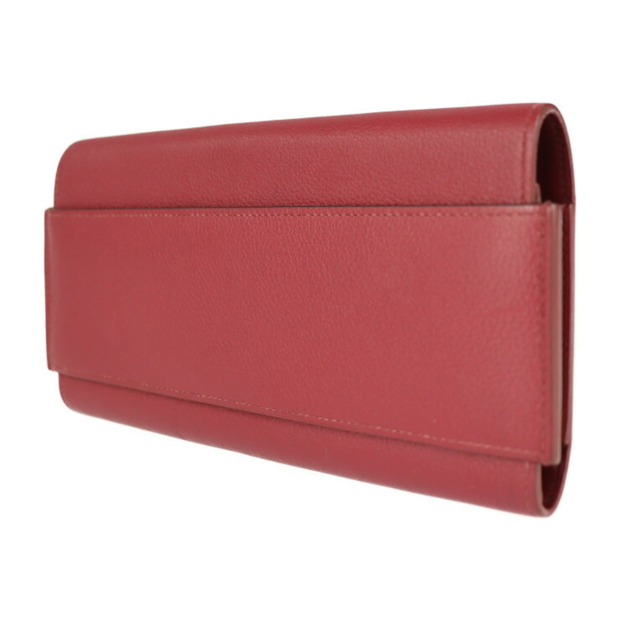 Hermes Red Color Rouge Grenat Wallet (Bi-Fold) (Pre-Owned)