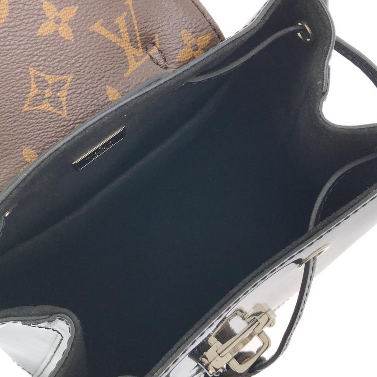 Louis Vuitton Black Coated Canvas Backpack (Pre-Owned)