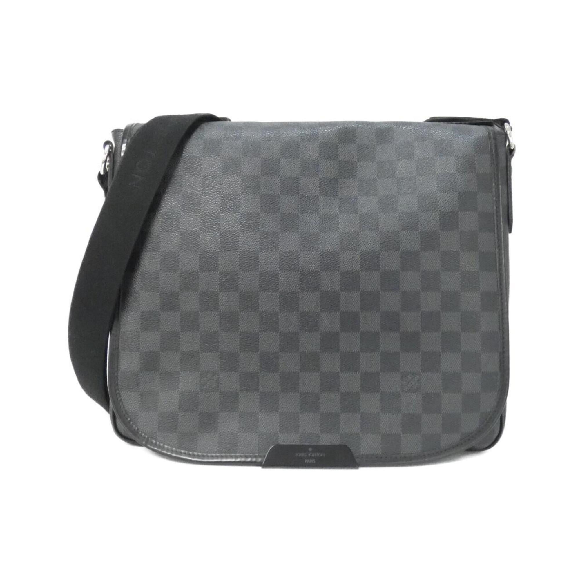Louis Vuitton Damier Graphite Graphite Coated Canvas Shoulder Bag (Pre-Owned)
