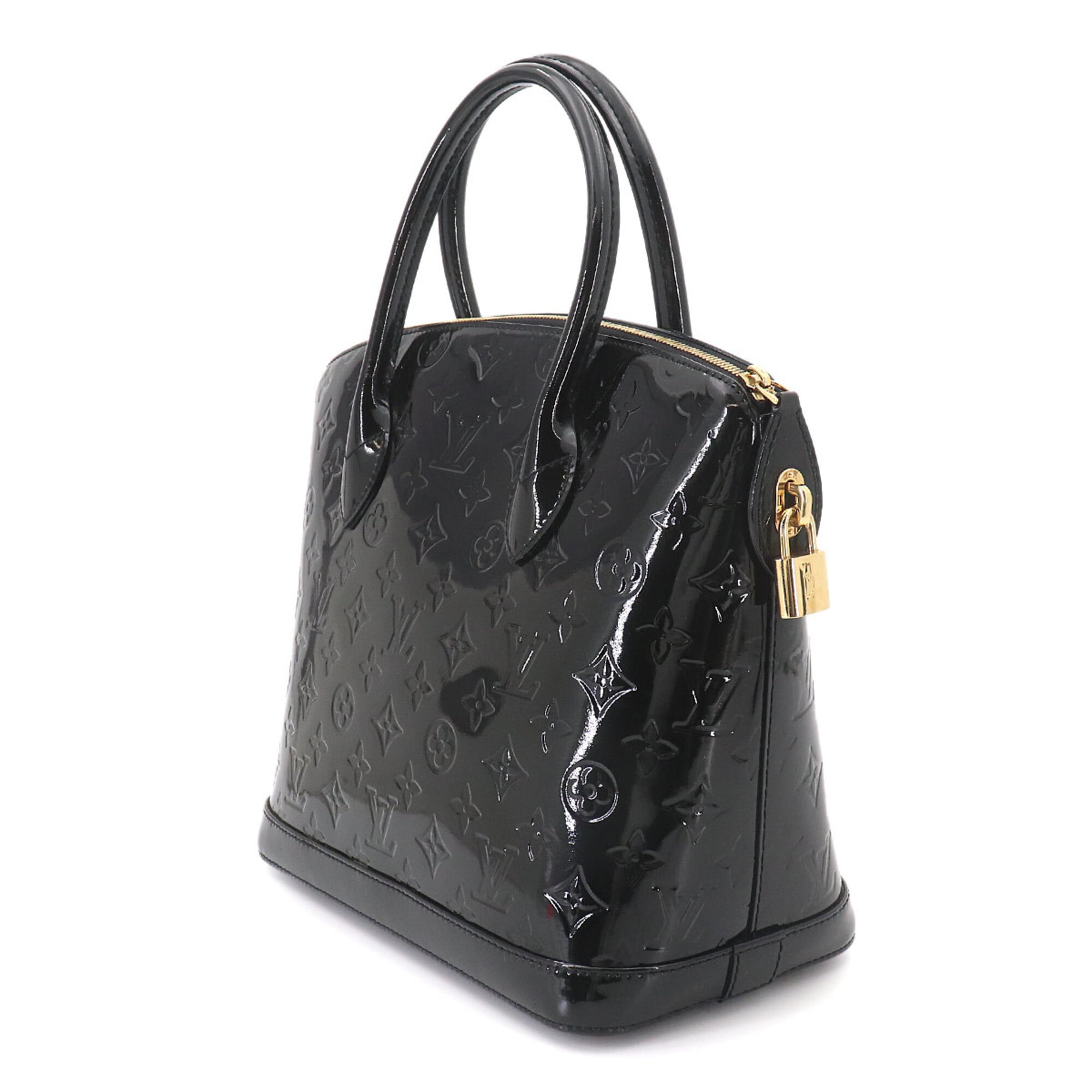Louis Vuitton Noir Monogram Vernis Handbag (Pre-Owned)