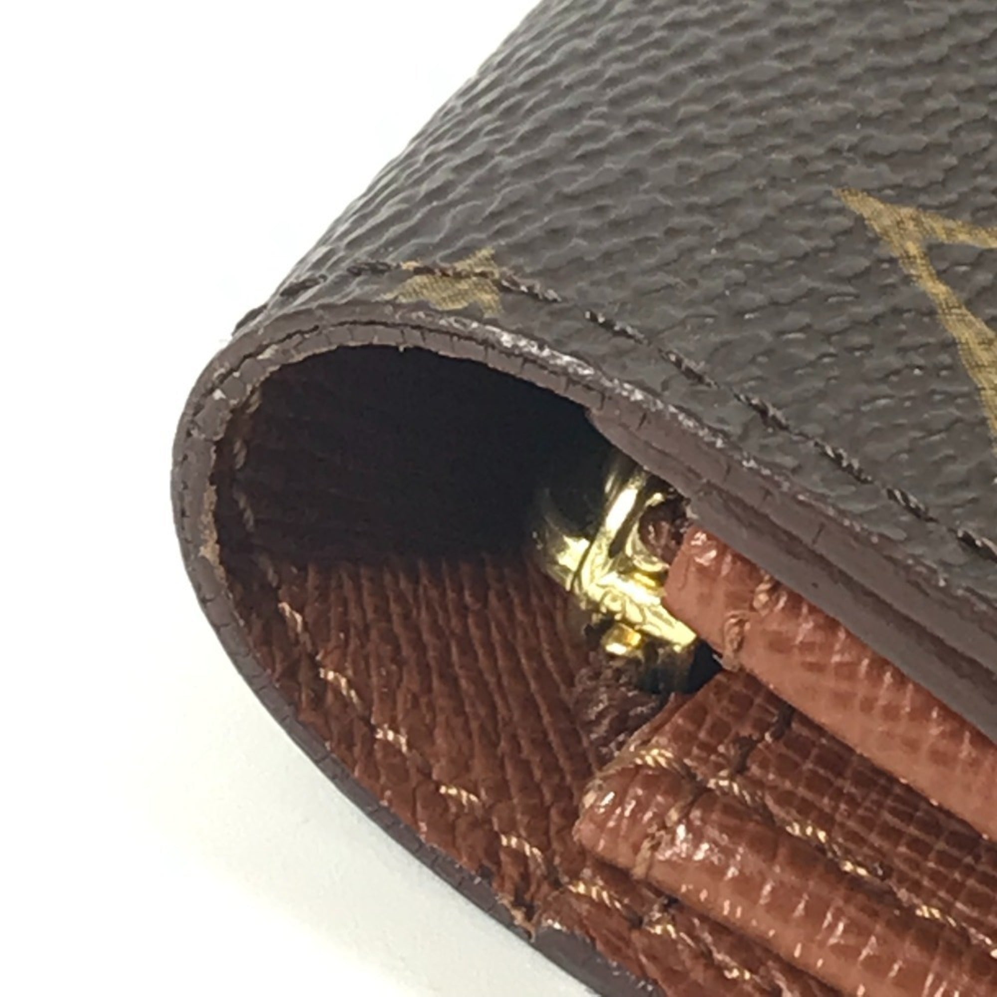 Louis Vuitton Monogram Brown Monogram Long Wallet (Bi-Fold) (Pre-Owned)